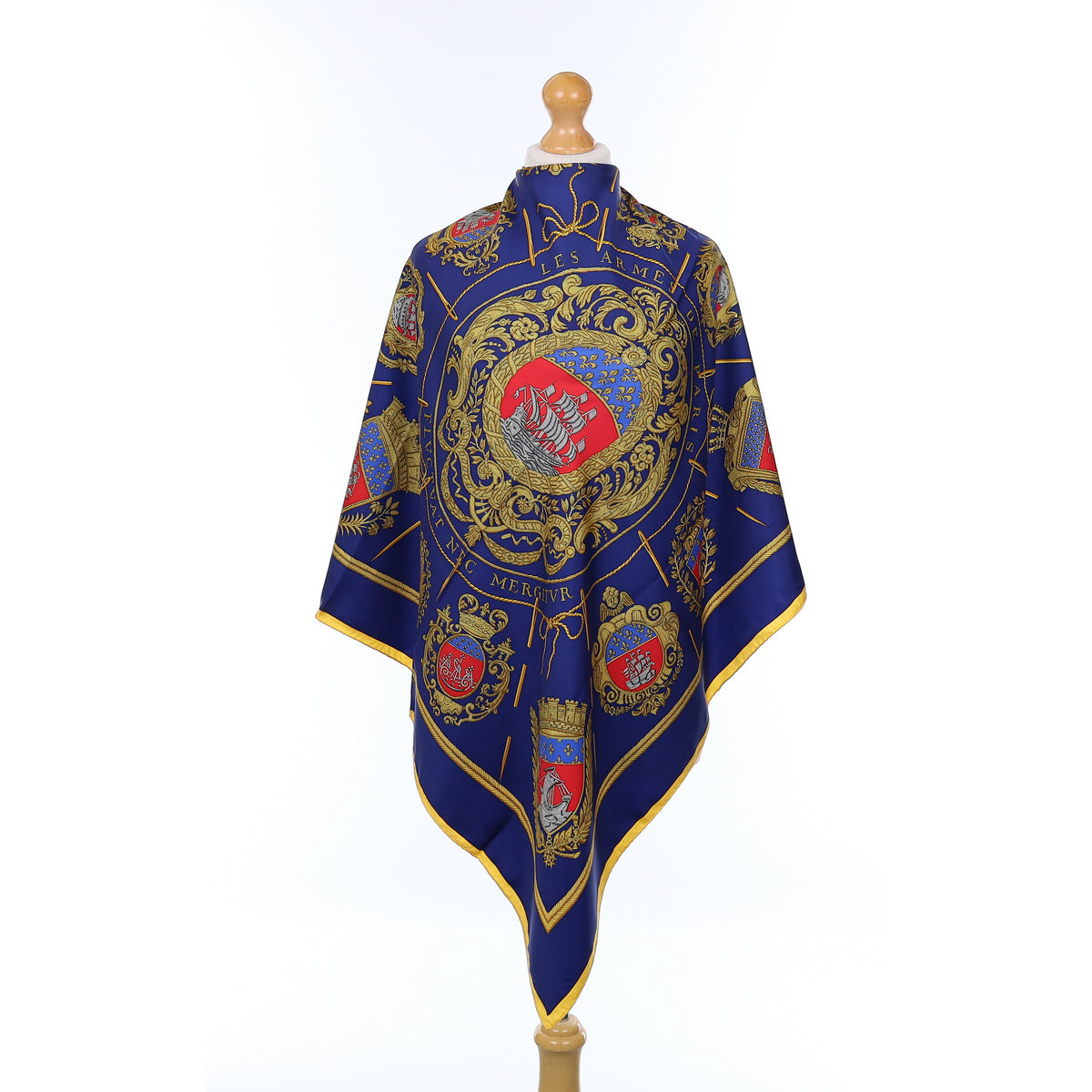 Hermès Les Armes De Paris Silk Scarf