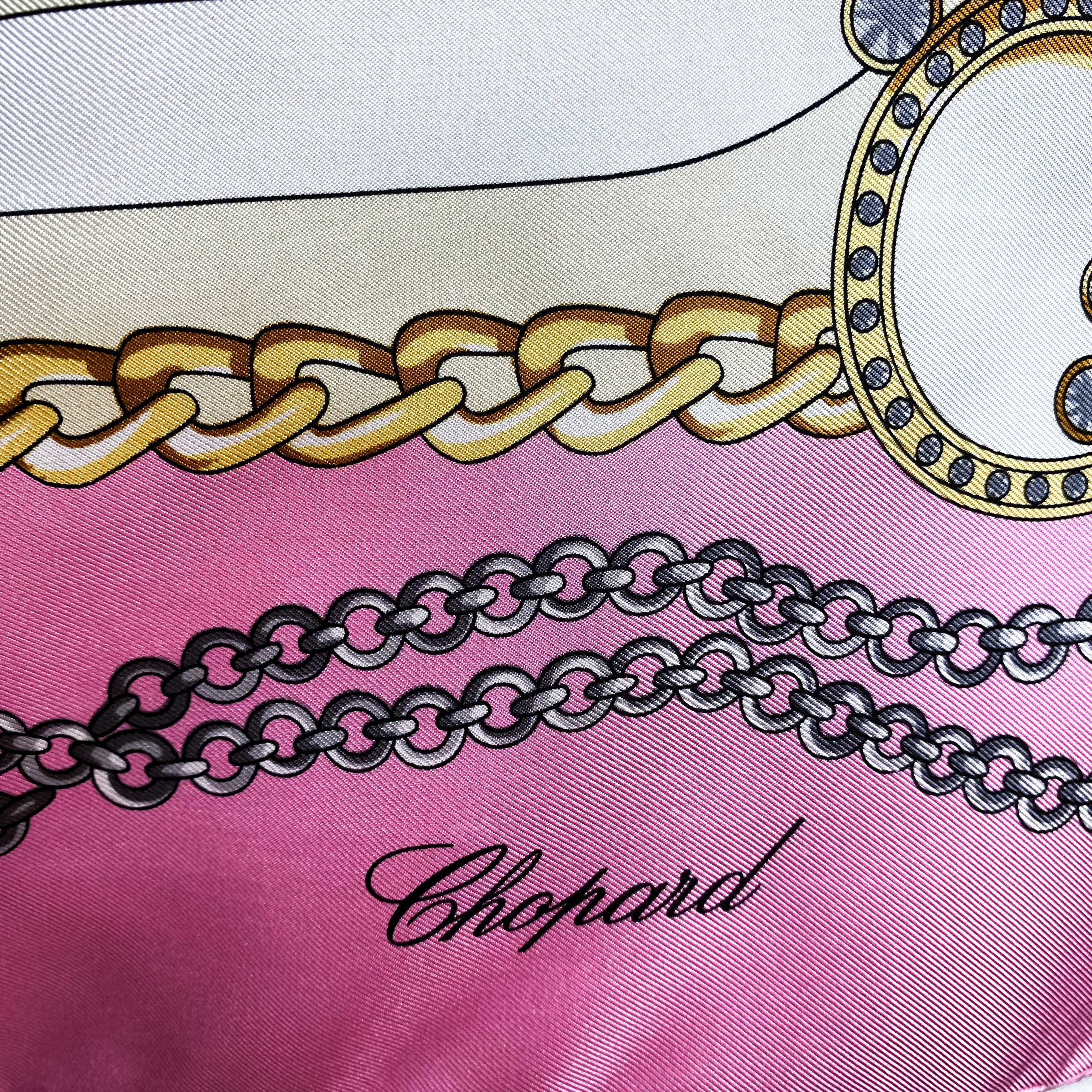 Stunning Chopard Designer Silk Scarf