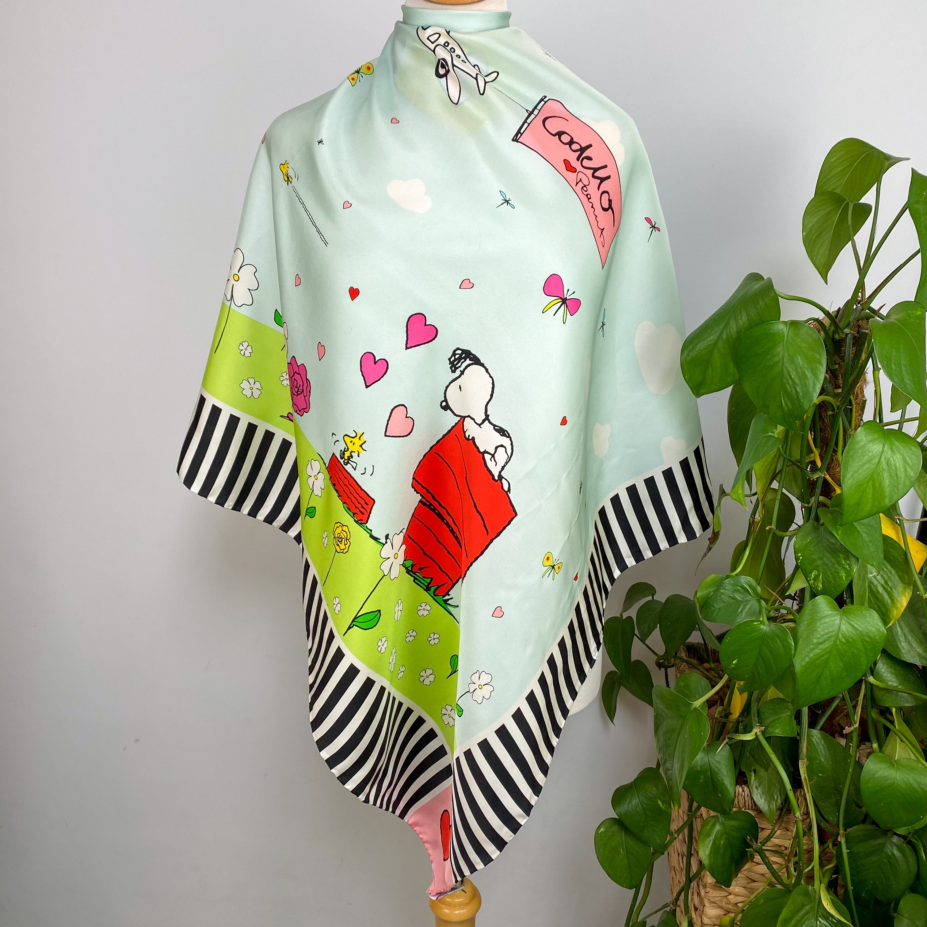 Immaculate Codello Peanuts Silk Scarf