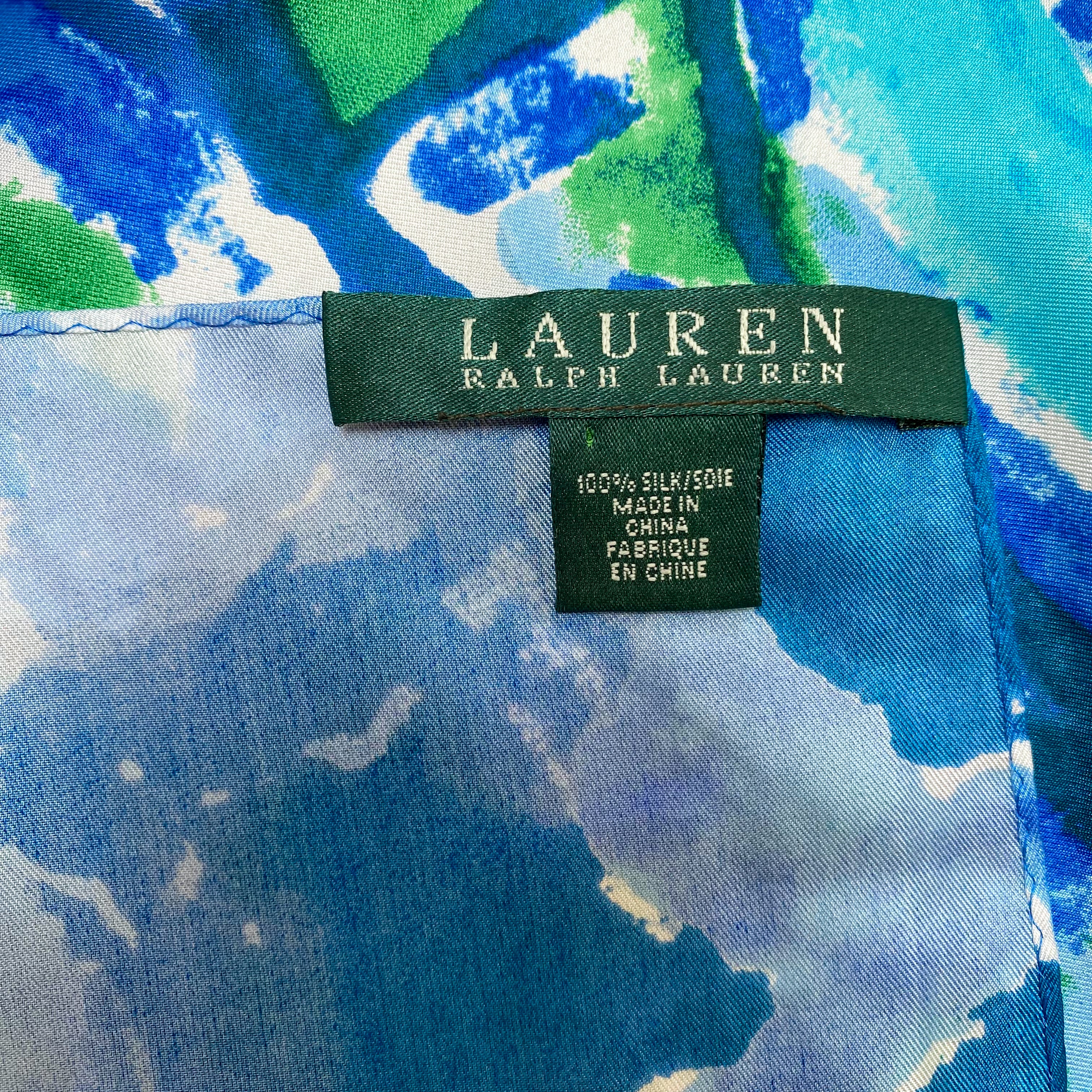 Lauren Ralph Lauren Floral Silk Scarf