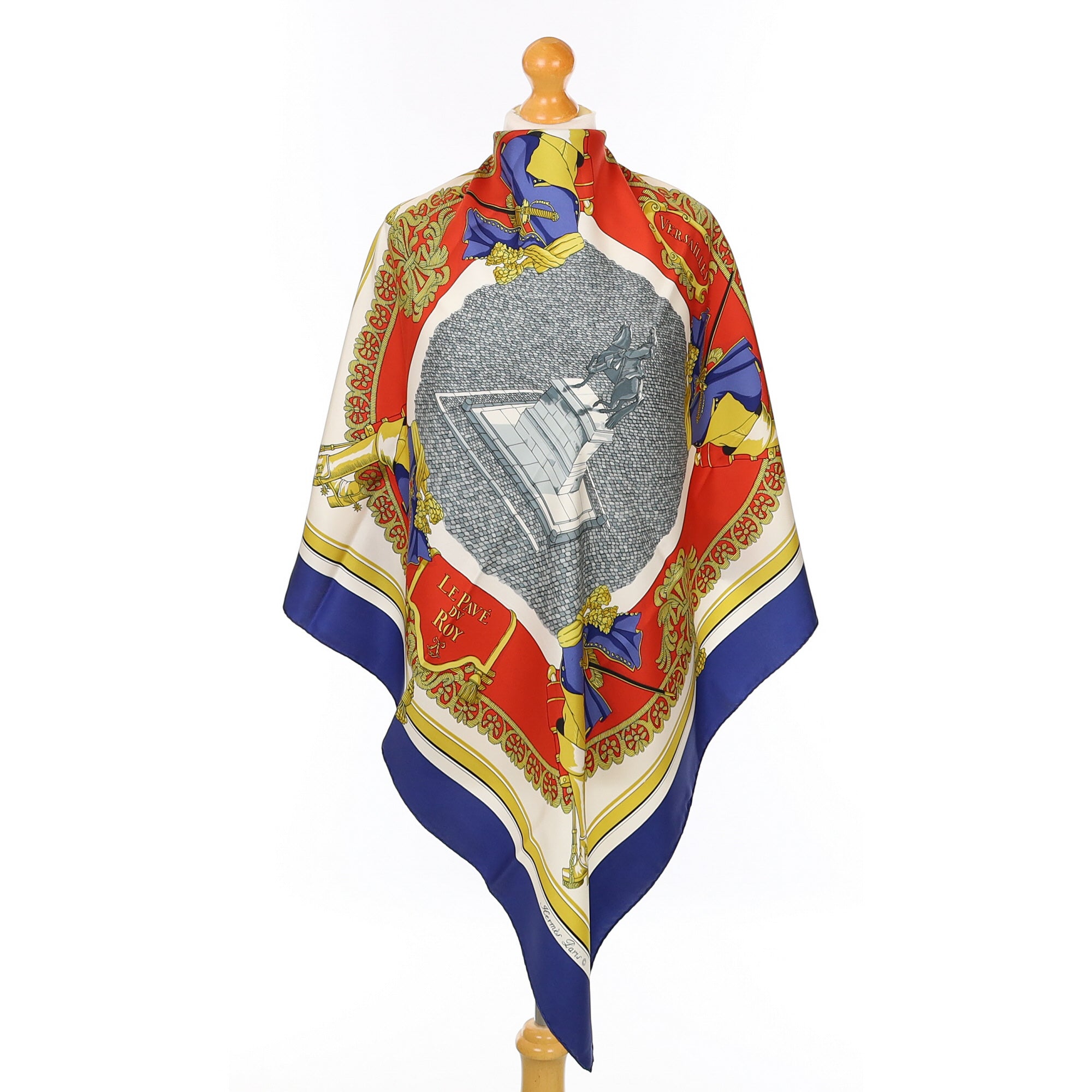 Hermès Pavé du Roy Versailles Silk Scarf Quite Rare