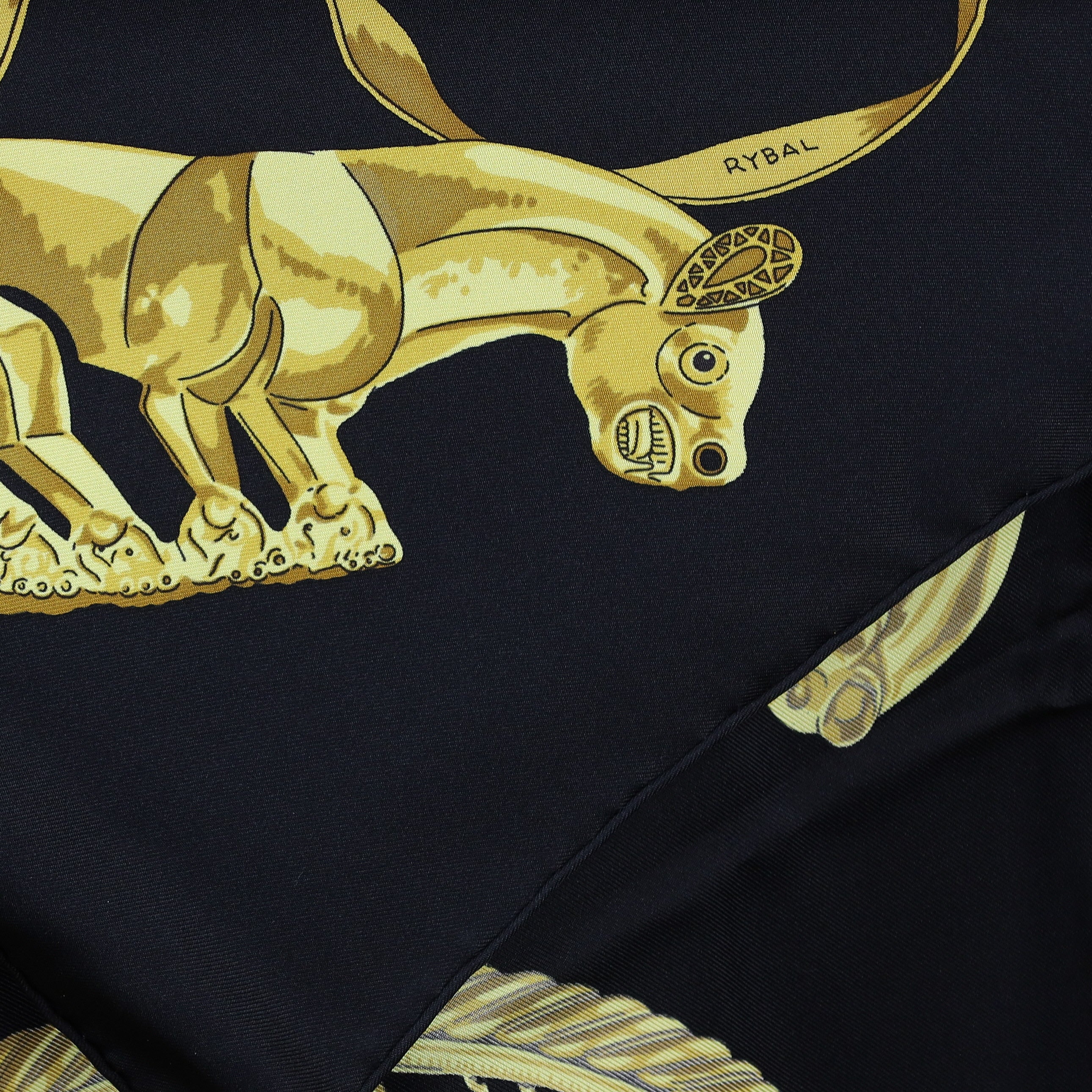 Hermès Les Cavaliers D’or Silk Scarf