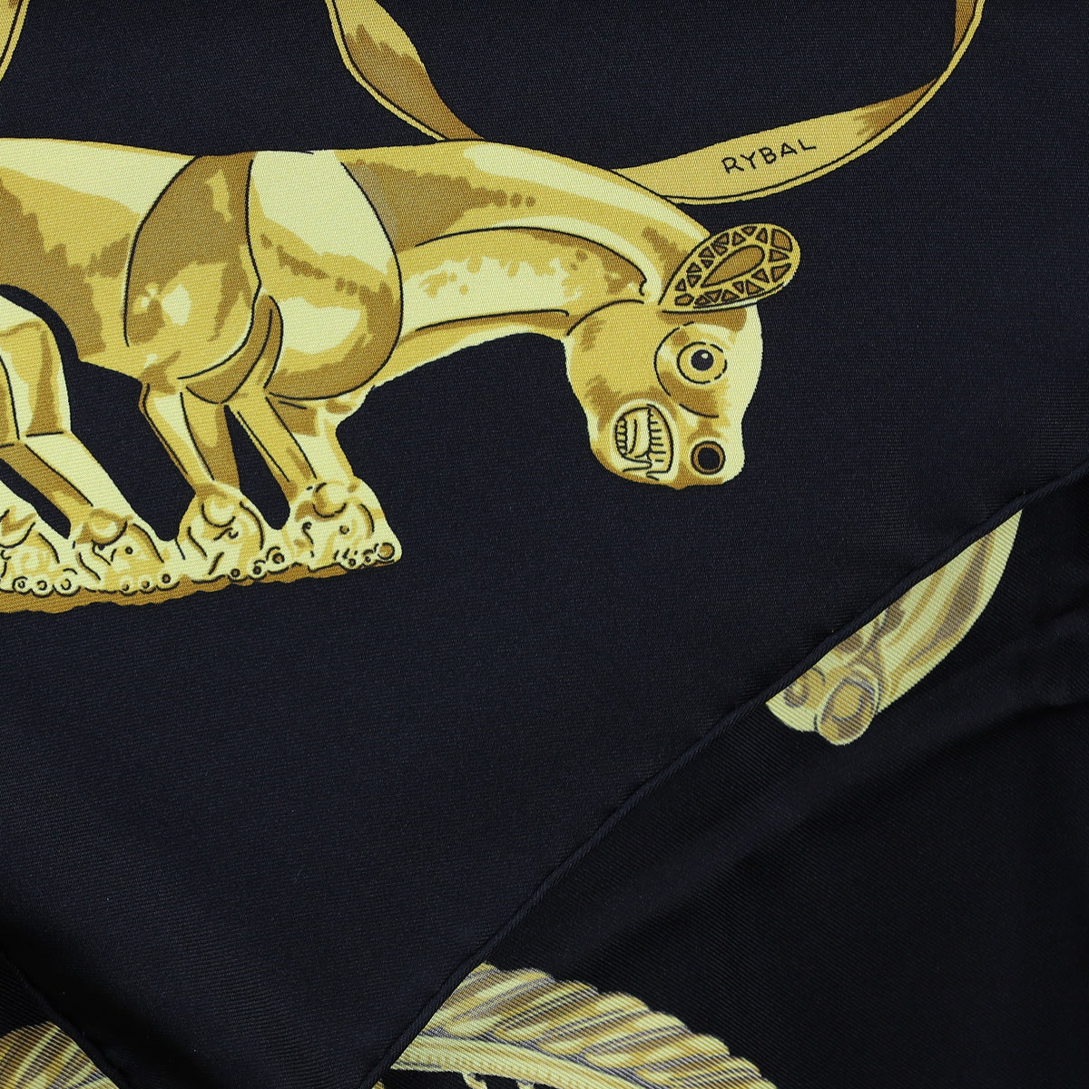 Hermès Les Cavaliers D’or Silk Scarf