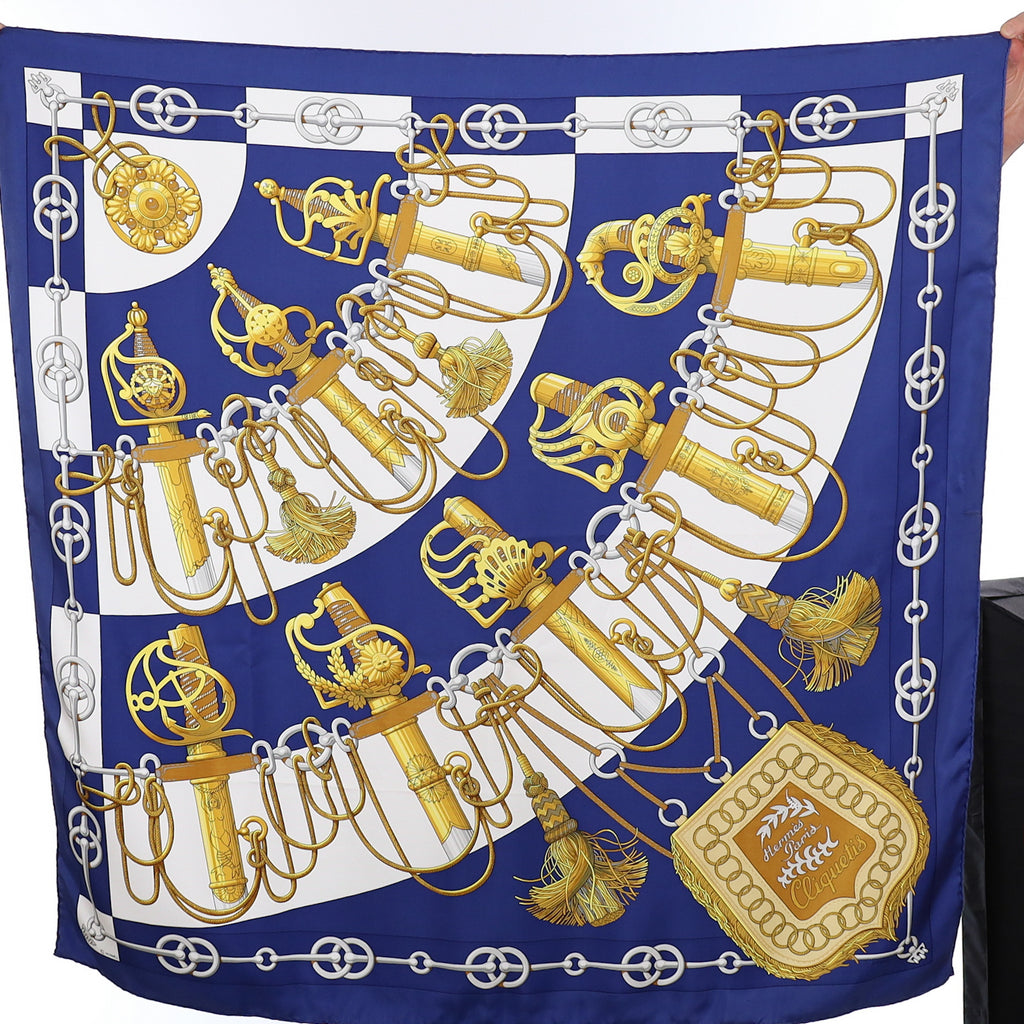 Hermès Cliquetis Silk Scarf
