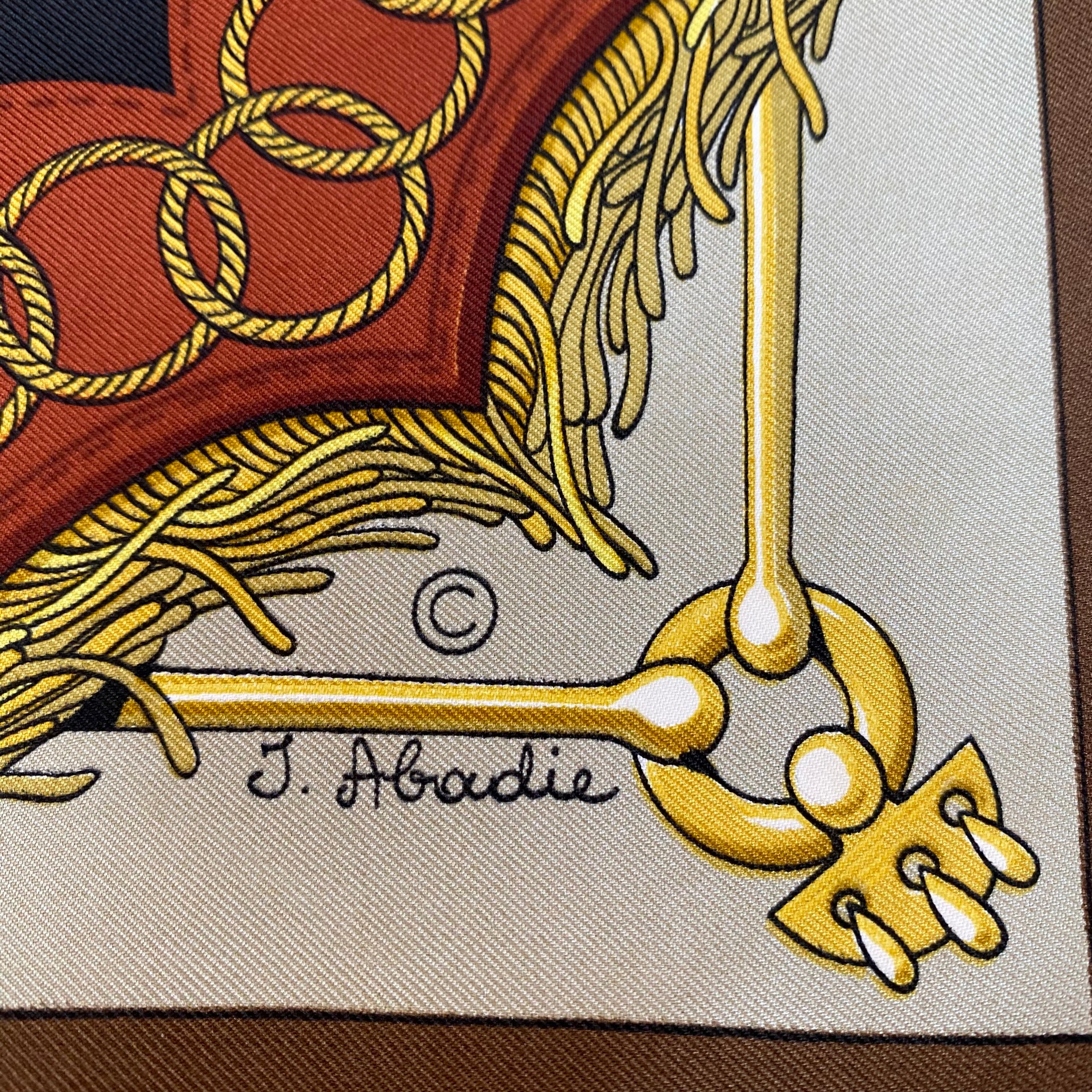 Hermès Cliquetis Silk Scarf