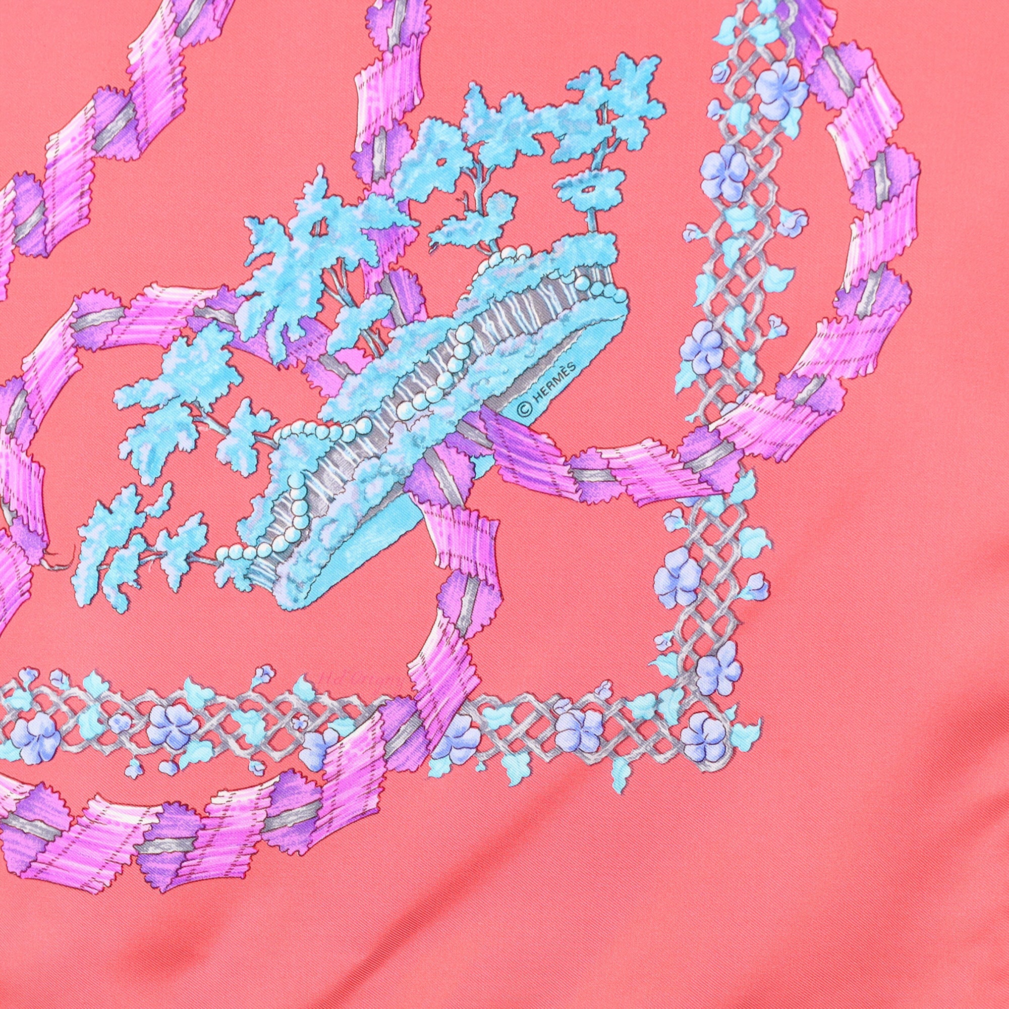 Hermès Le Sacre du Printemps Silk Scarf