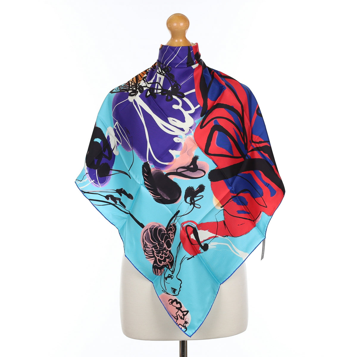 Brand New Boxed Christian Lacroix Silk Scarf