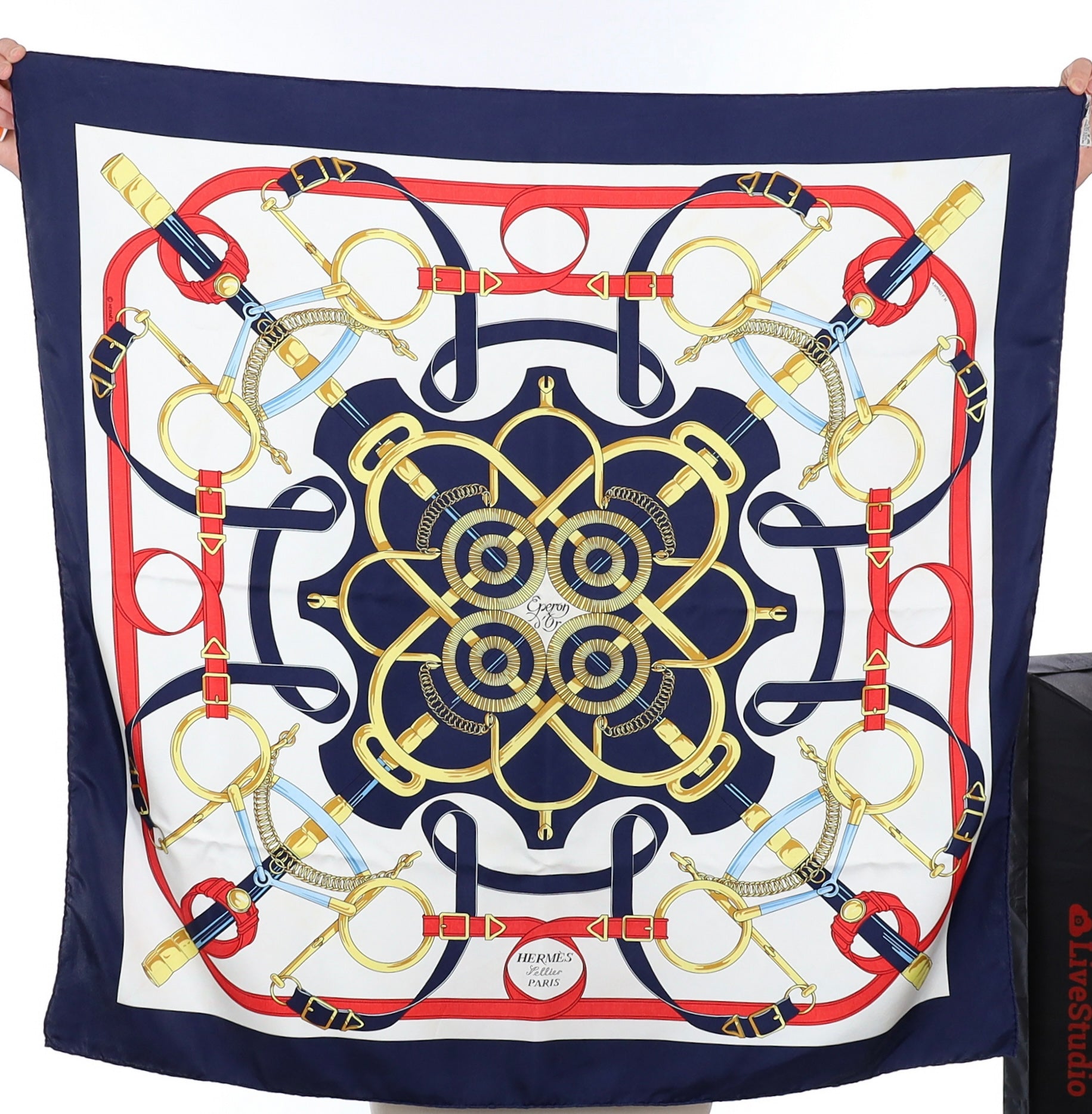 Hermès Eperon D’Or Silk Scarf