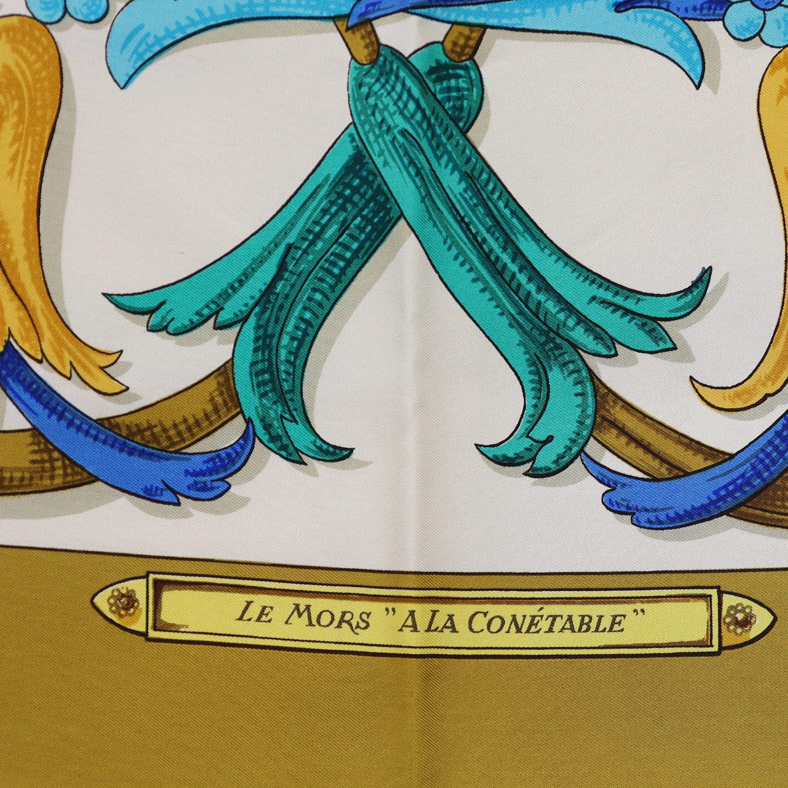 Hermès Le Mors A La Conétable Silk Scarf