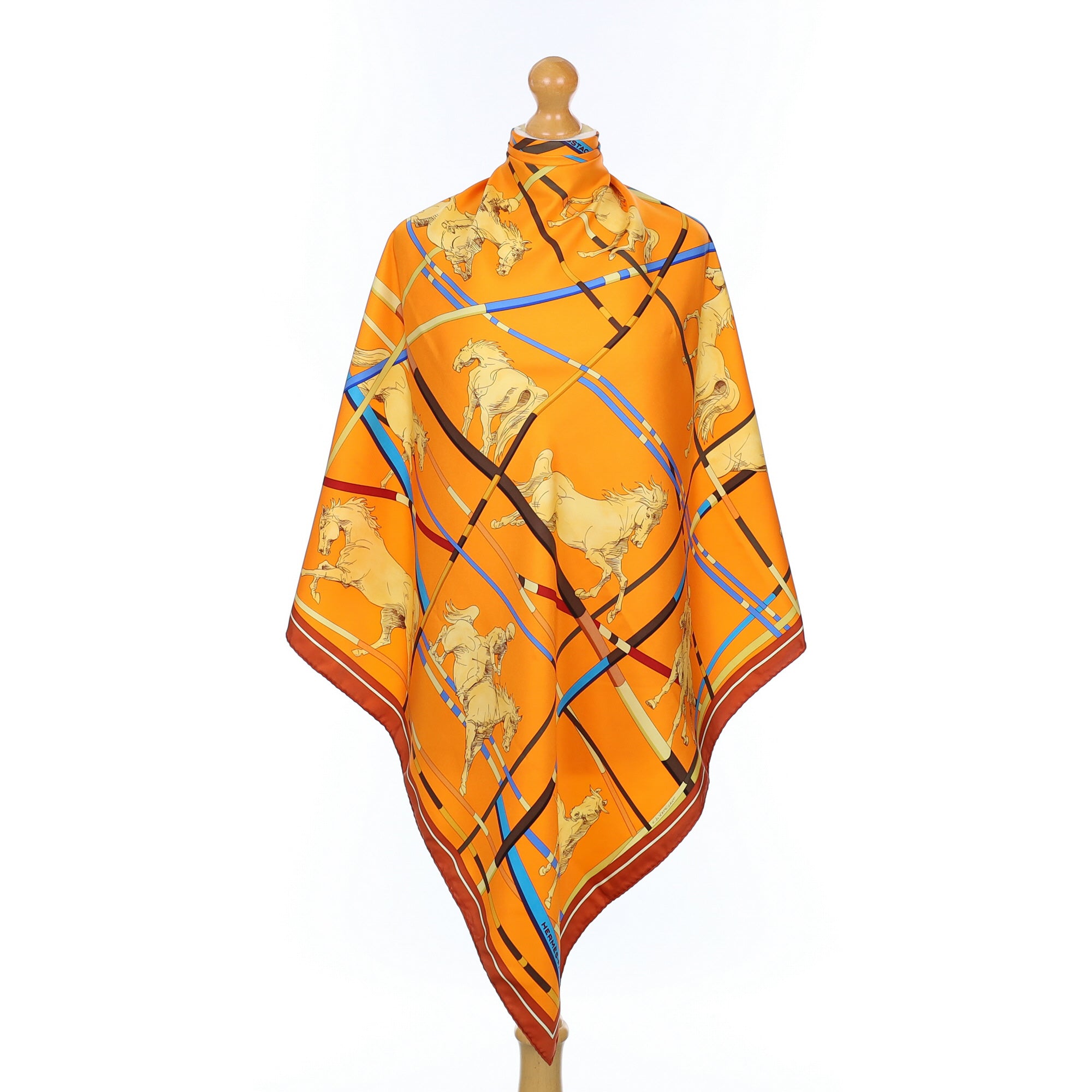 Hermès Saut D’Obstacles Silk Scarf Quite Rare