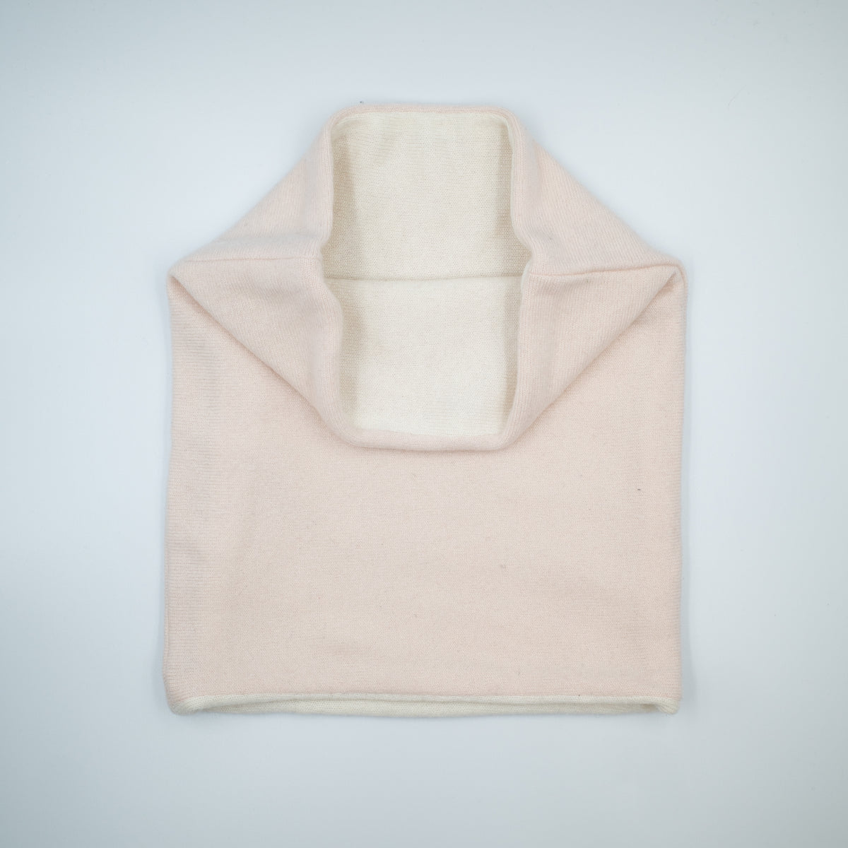 Pale Oyster Pink Luxury Double Layered Snood