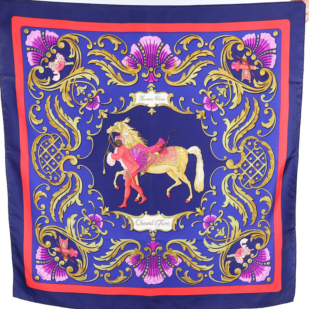 Hermès Cheval Turc Silk Scarf