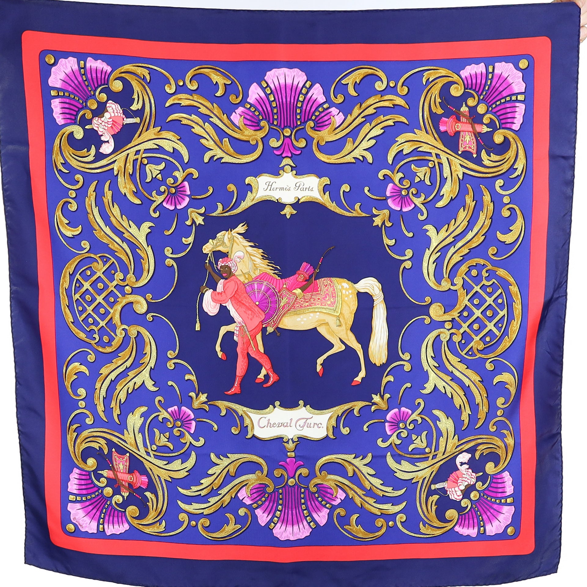 Hermès Cheval Turc Silk Scarf