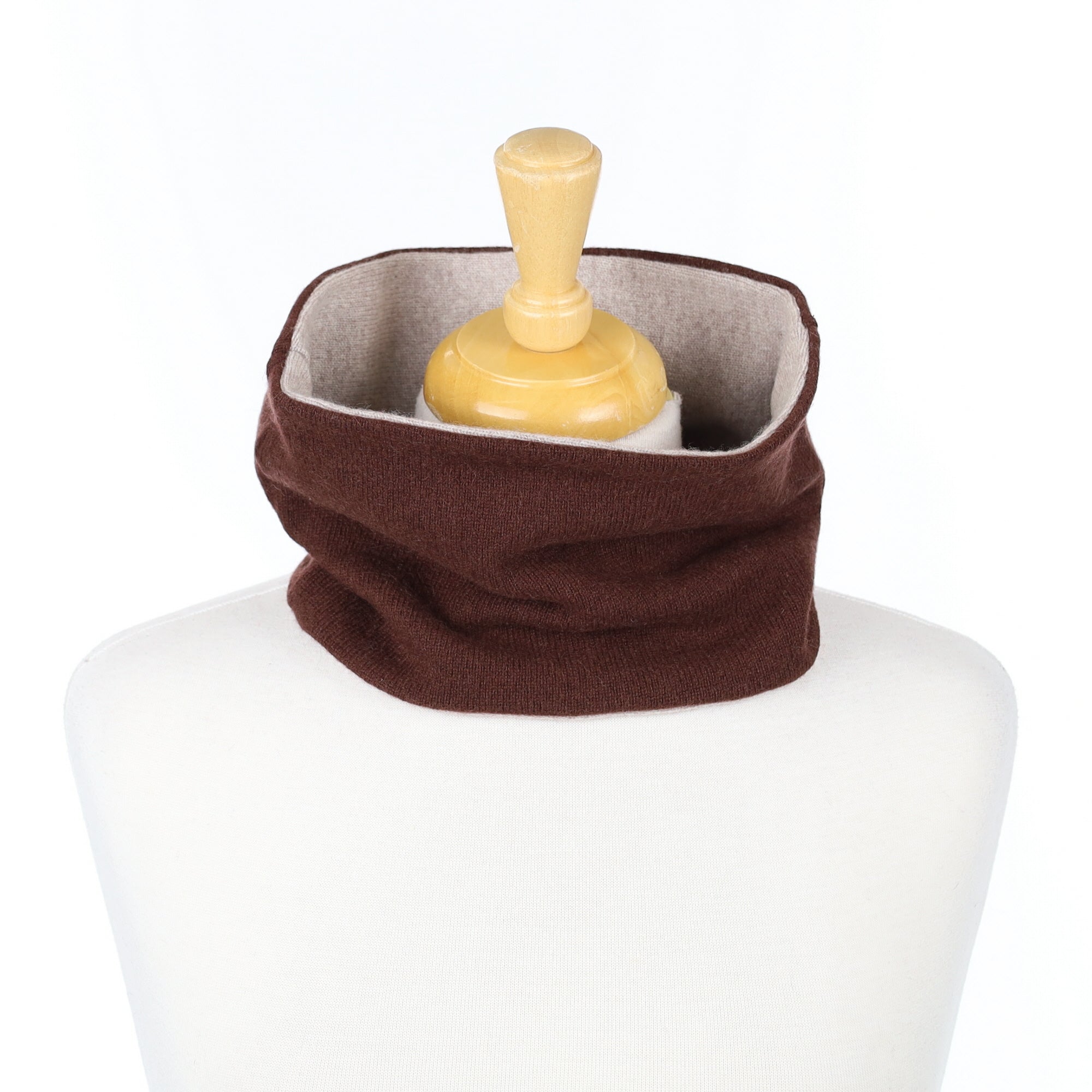 Mahogany and Mink Neck Warmer