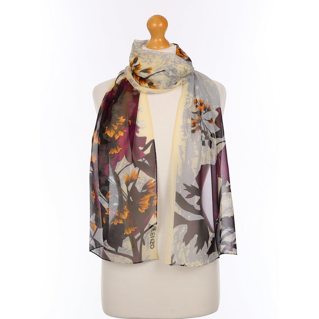 Brand New Kenzo Silk Scarf