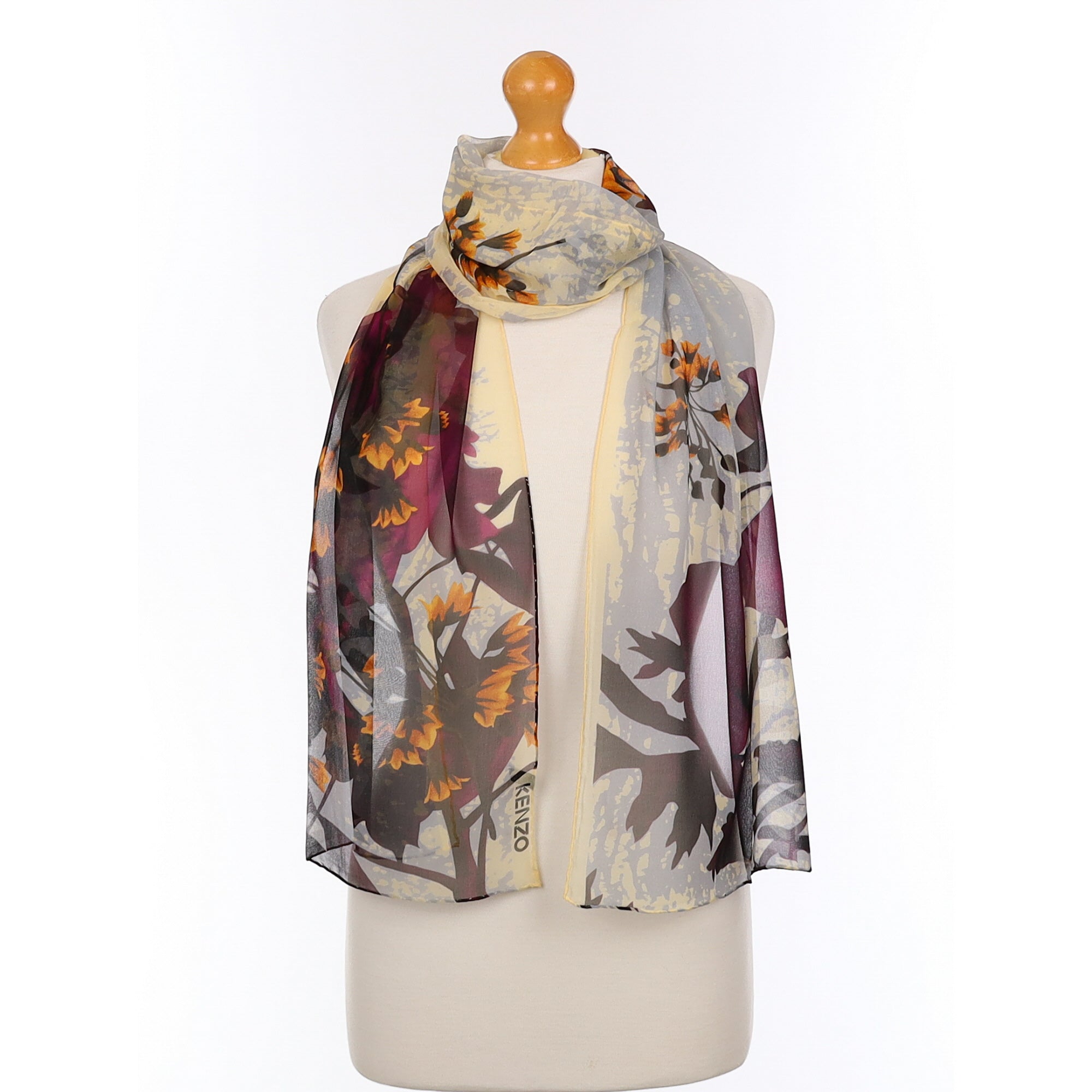 Brand New Kenzo Silk Scarf