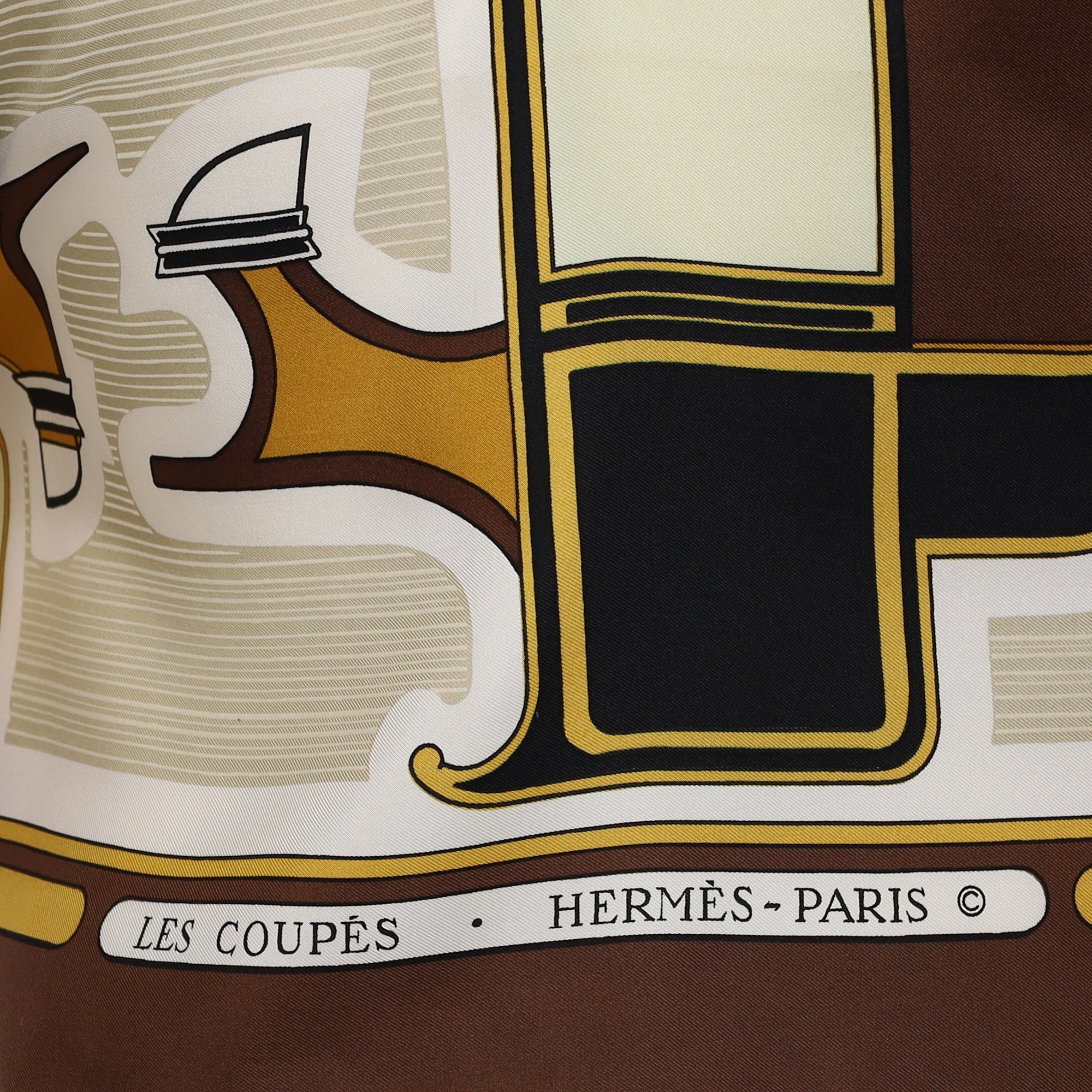 Hermès Les Coupés Silk Scarf