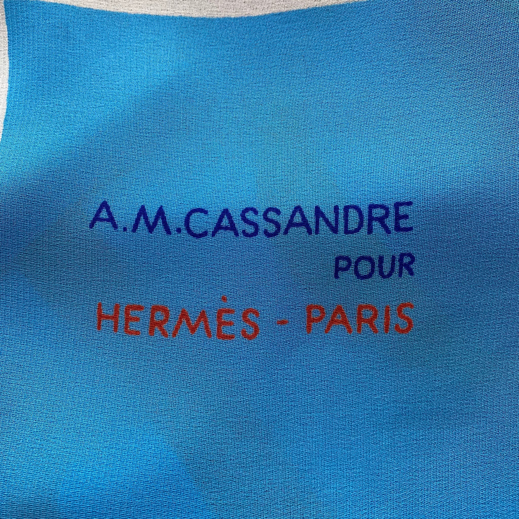 Hermès Large Crepe Silk Scarf
