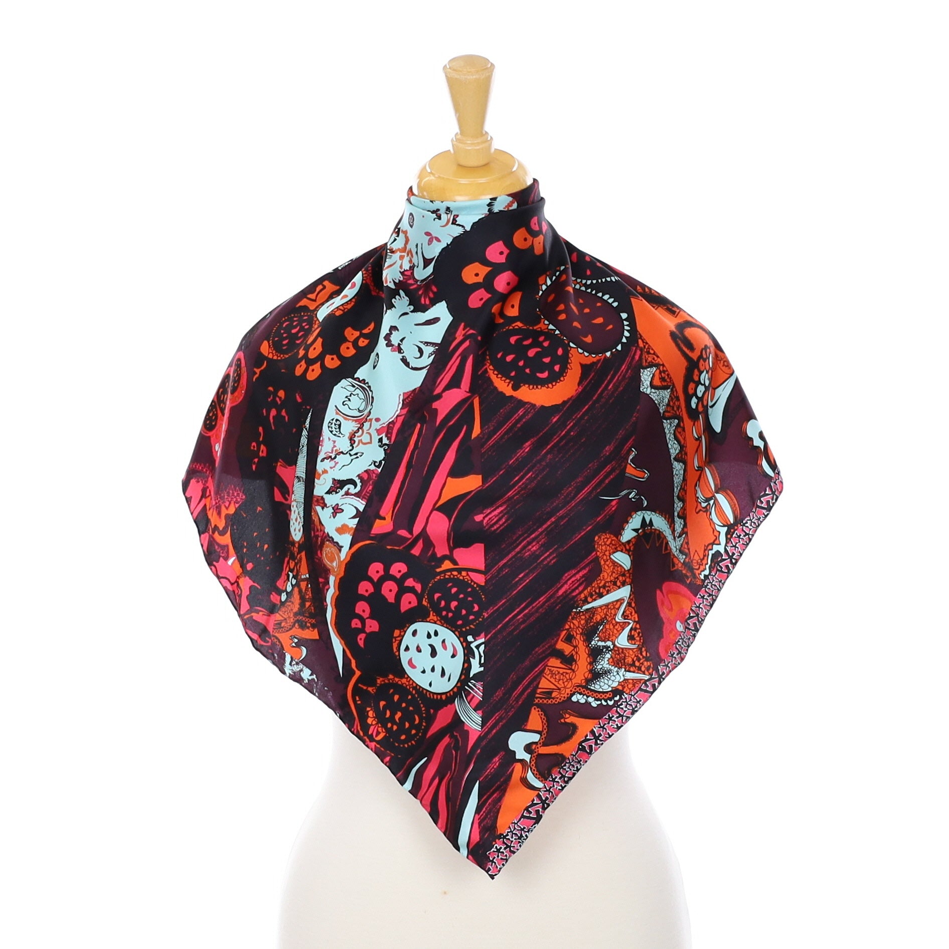 Bella Ballou Small Abstract Silk Scarf