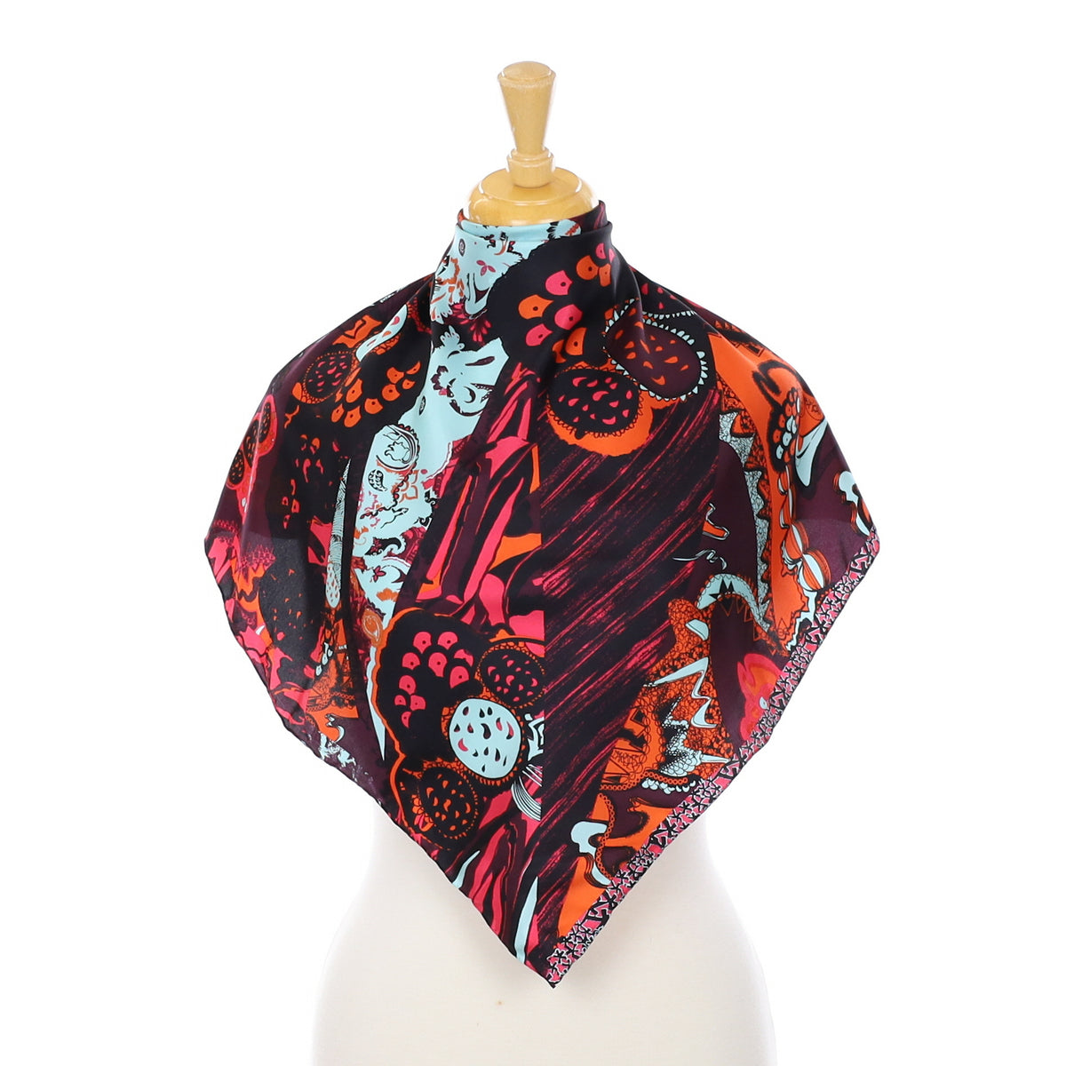 Bella Ballou Small Abstract Silk Scarf