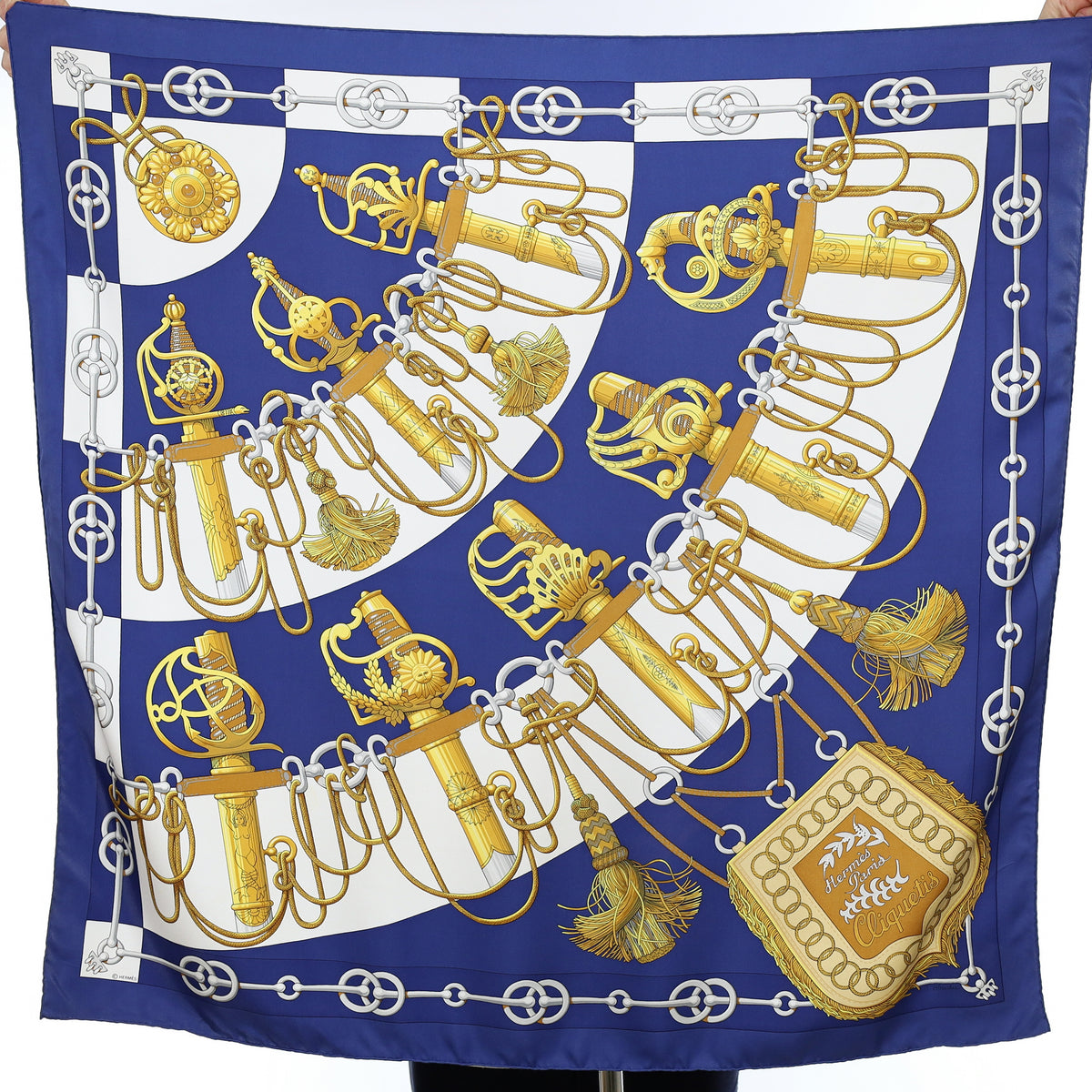 Hermès Cliquetis Silk Scarf
