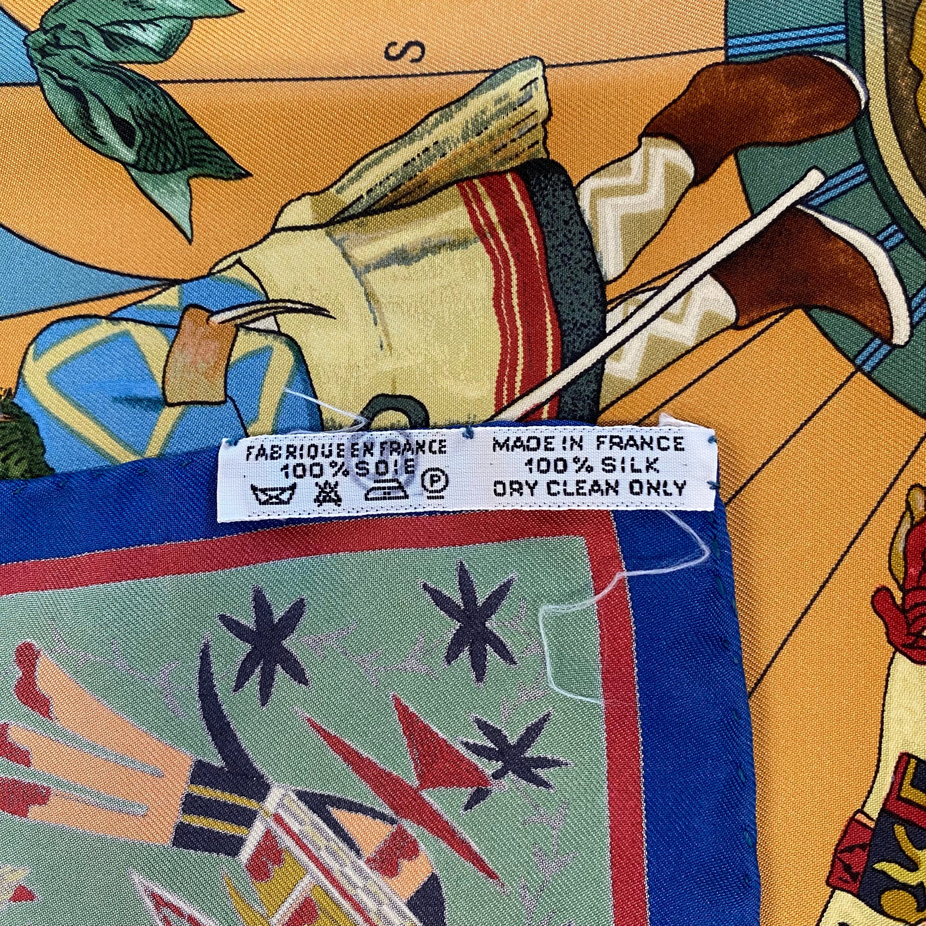Hermès Kachinas Silk Scarf Rare