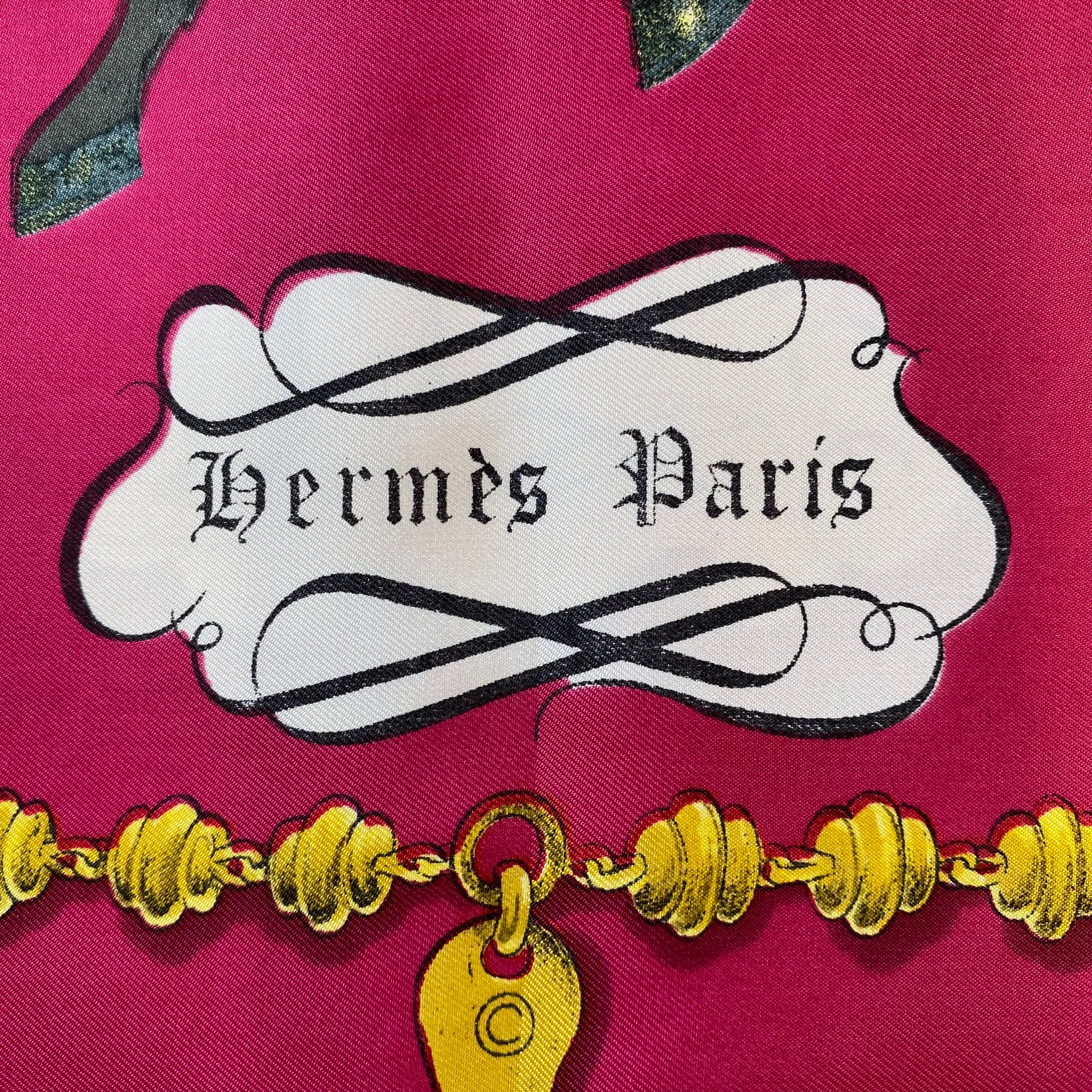 Hermès Palefroi Vintage Silk Scarf
