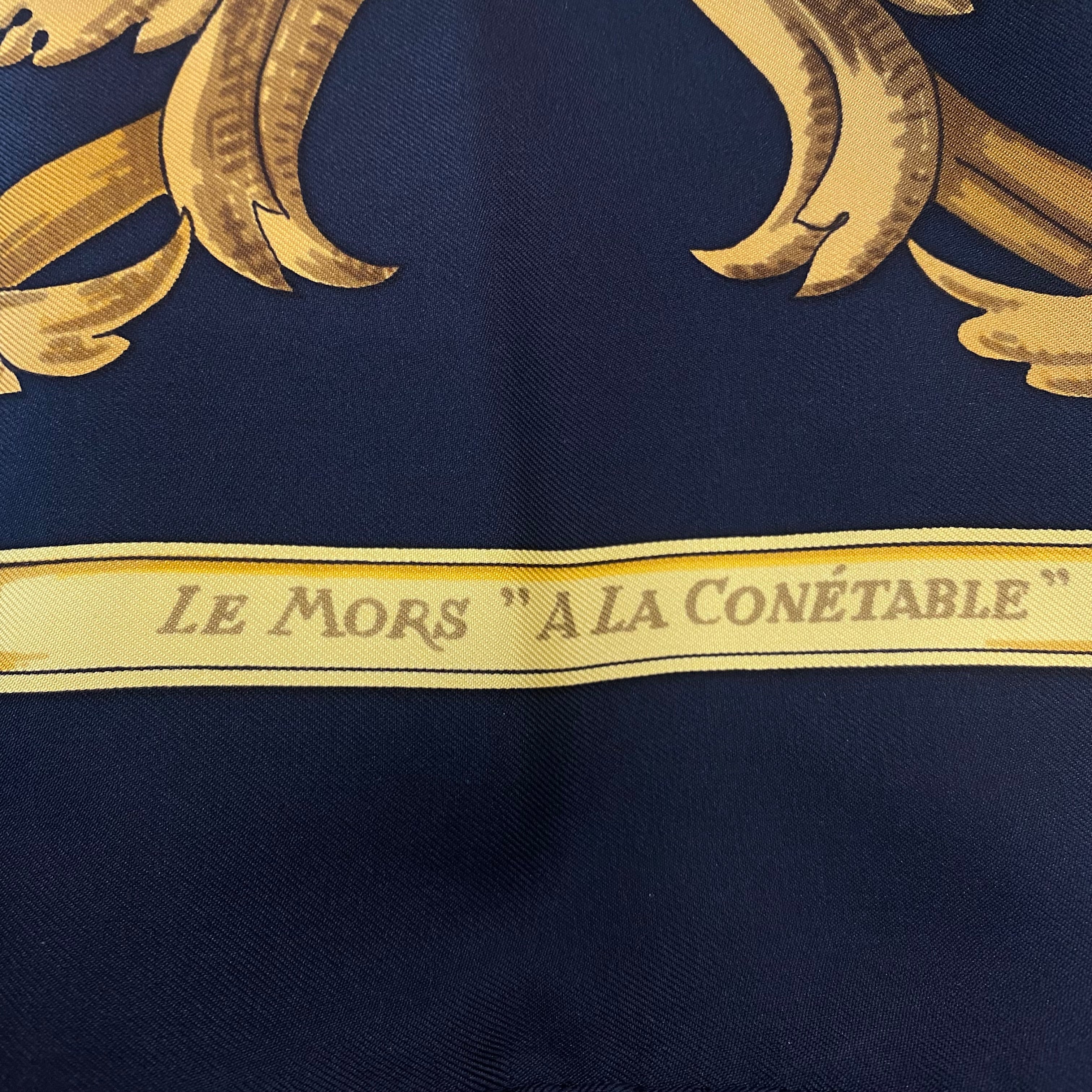 Hermès Le Mors Ala Conétable Silk Scarf