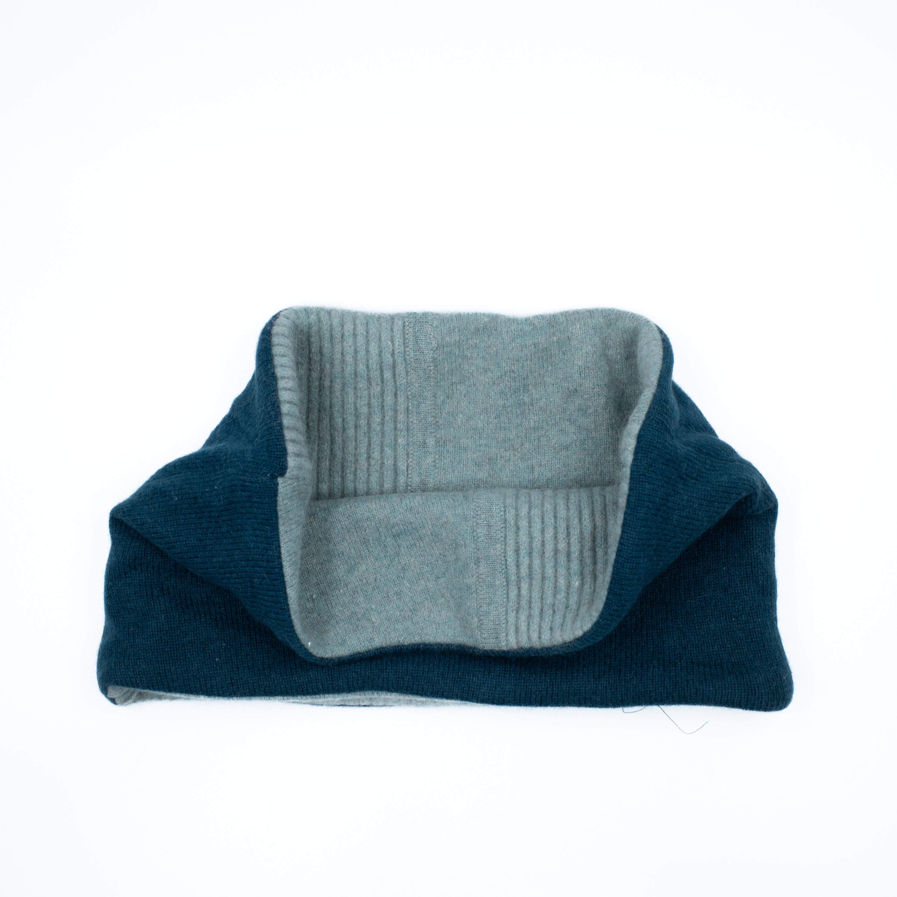 Men’s Petrol and Pale Sea Blue Neck Warmer