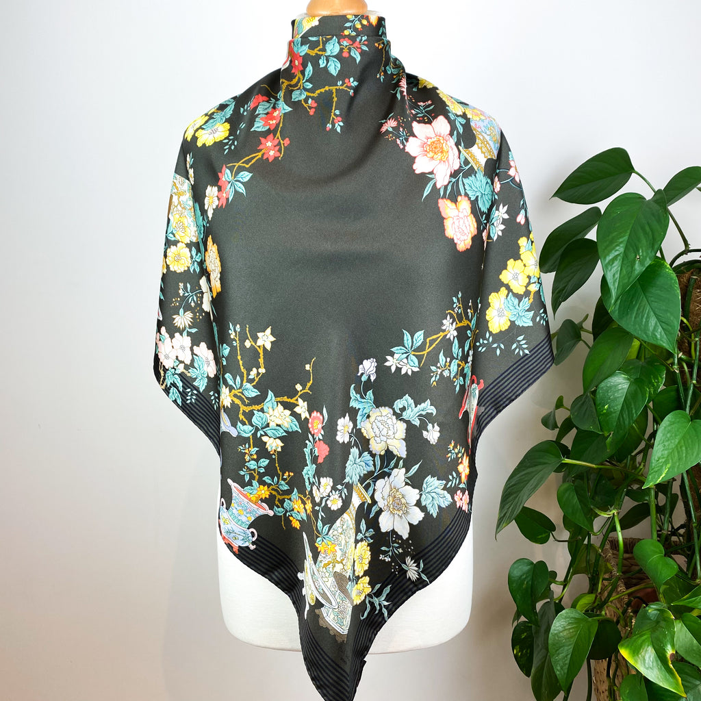 Paul Smith Chinese Vases Designer Silk Scarf