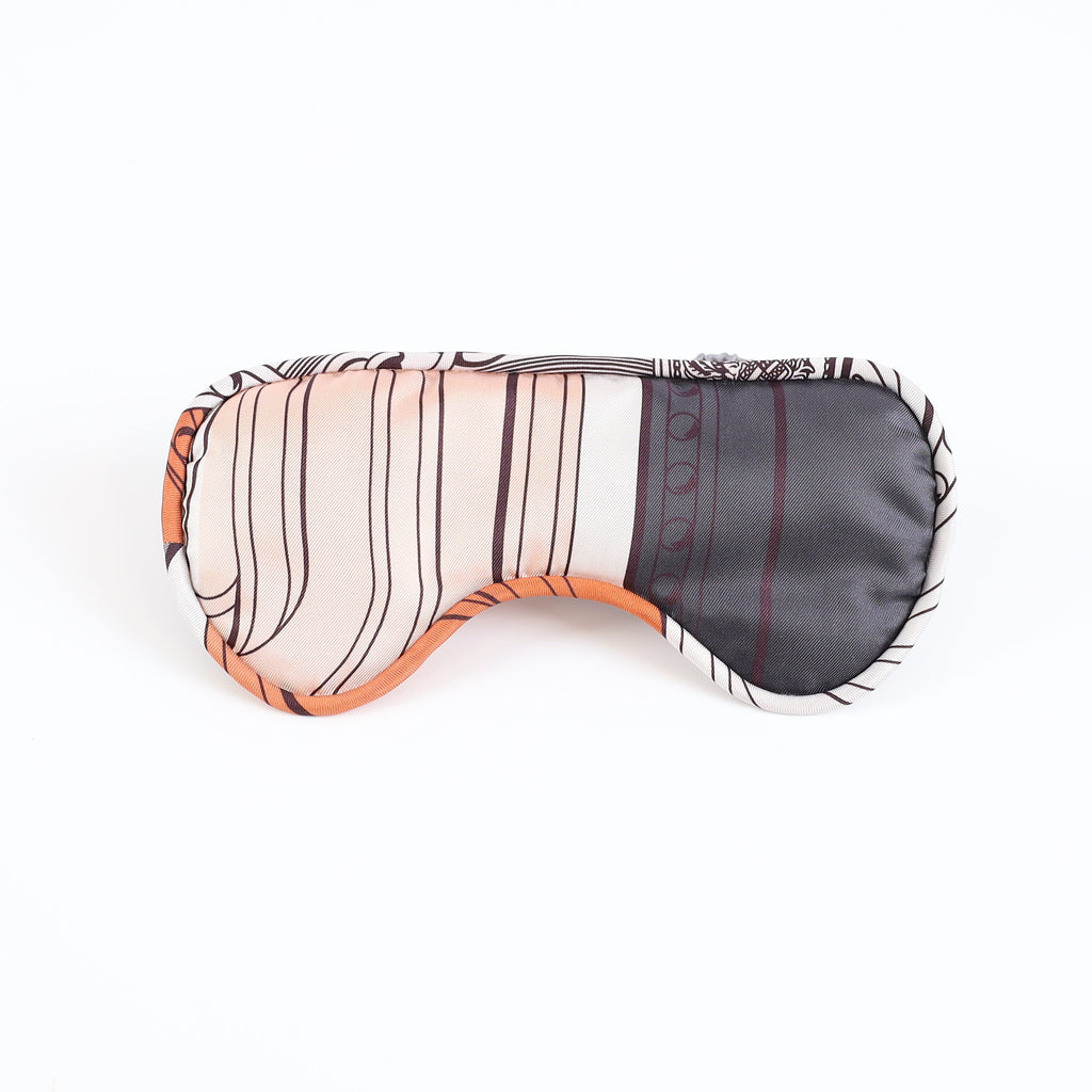 Brand New Boxed Hermès Silk Eye Mask