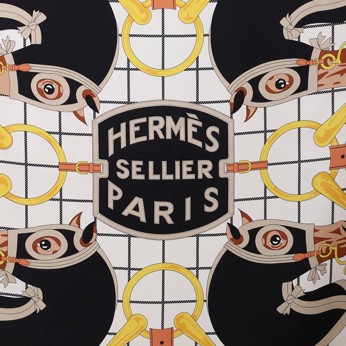 Hermès Tatersale Silk Scarf