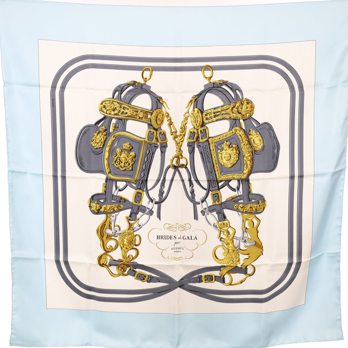 Brand New Boxed Hermès Brides de Gala Silk Scarf