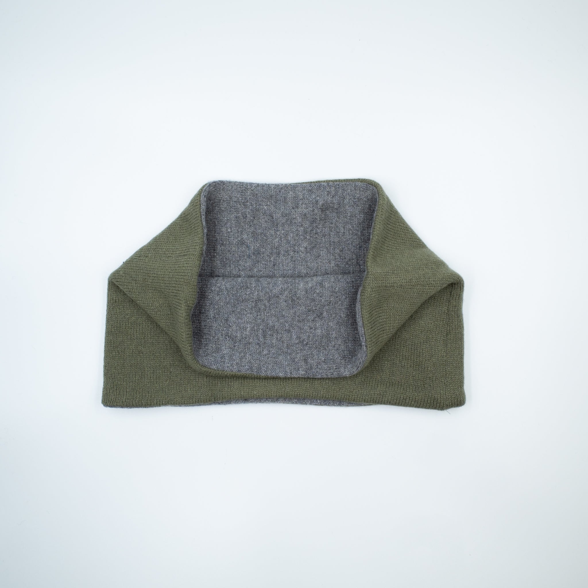 Men’s Khaki and Grey Neck Warmer