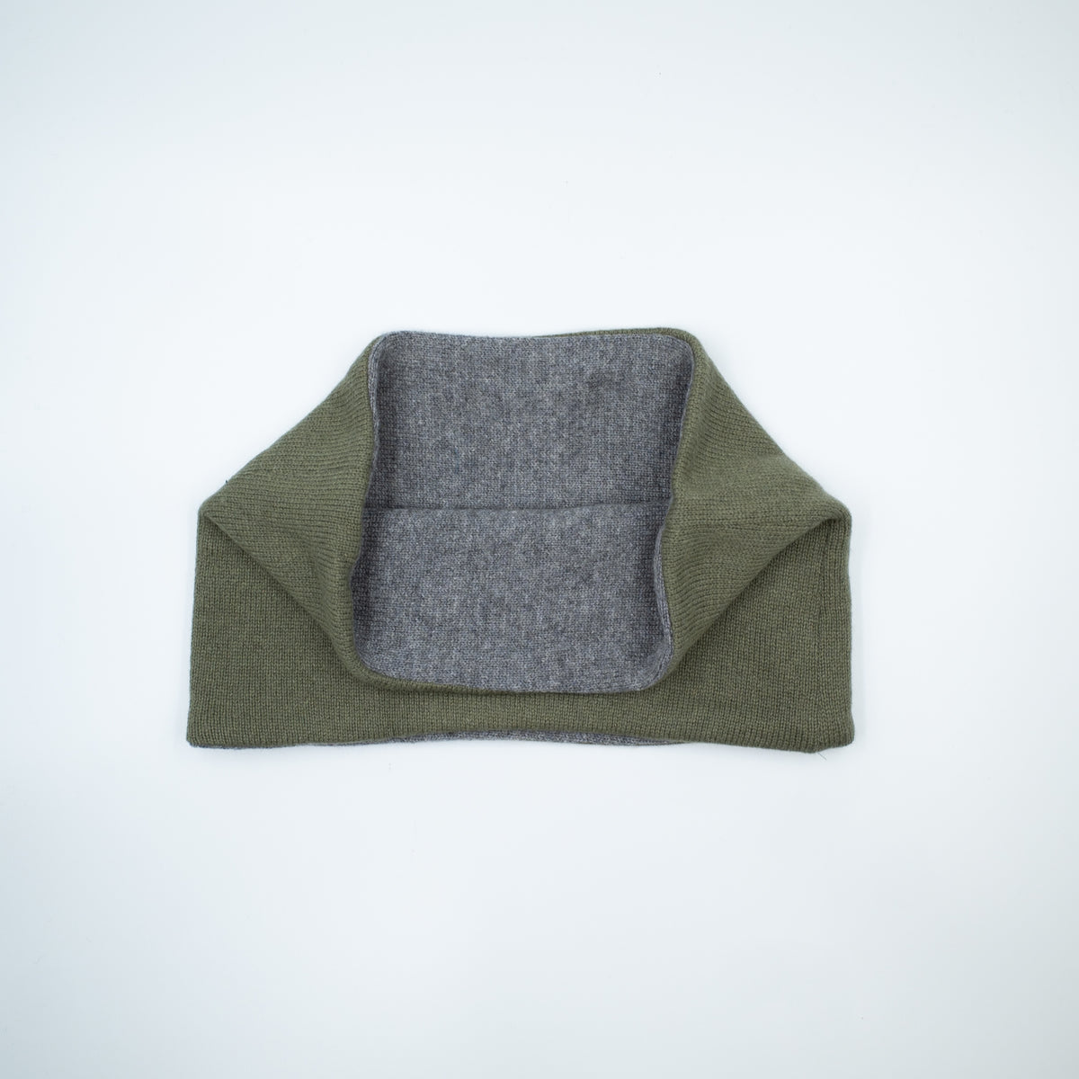 Men’s Khaki and Grey Neck Warmer