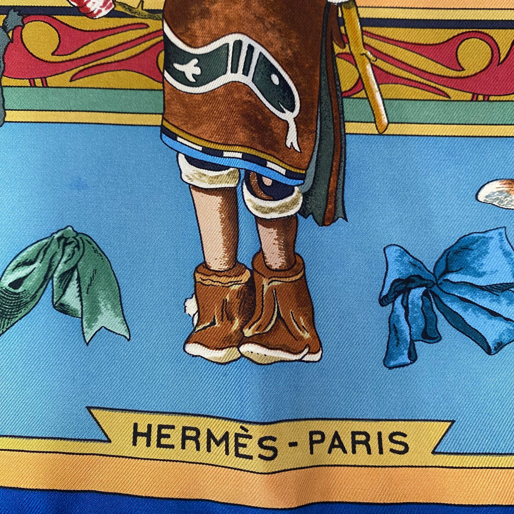Hermès Kachinas Silk Scarf Rare