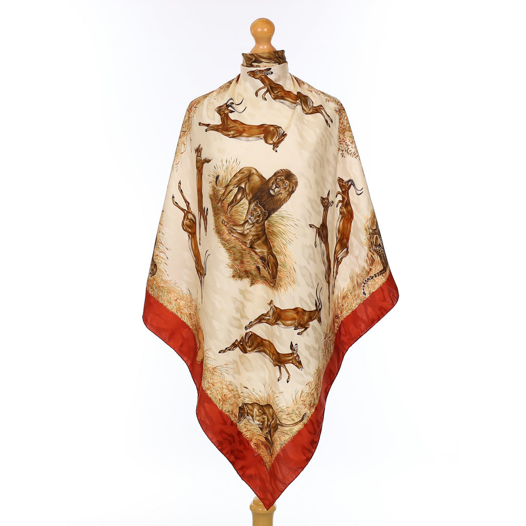 Hermès Kenya Silk Scarf