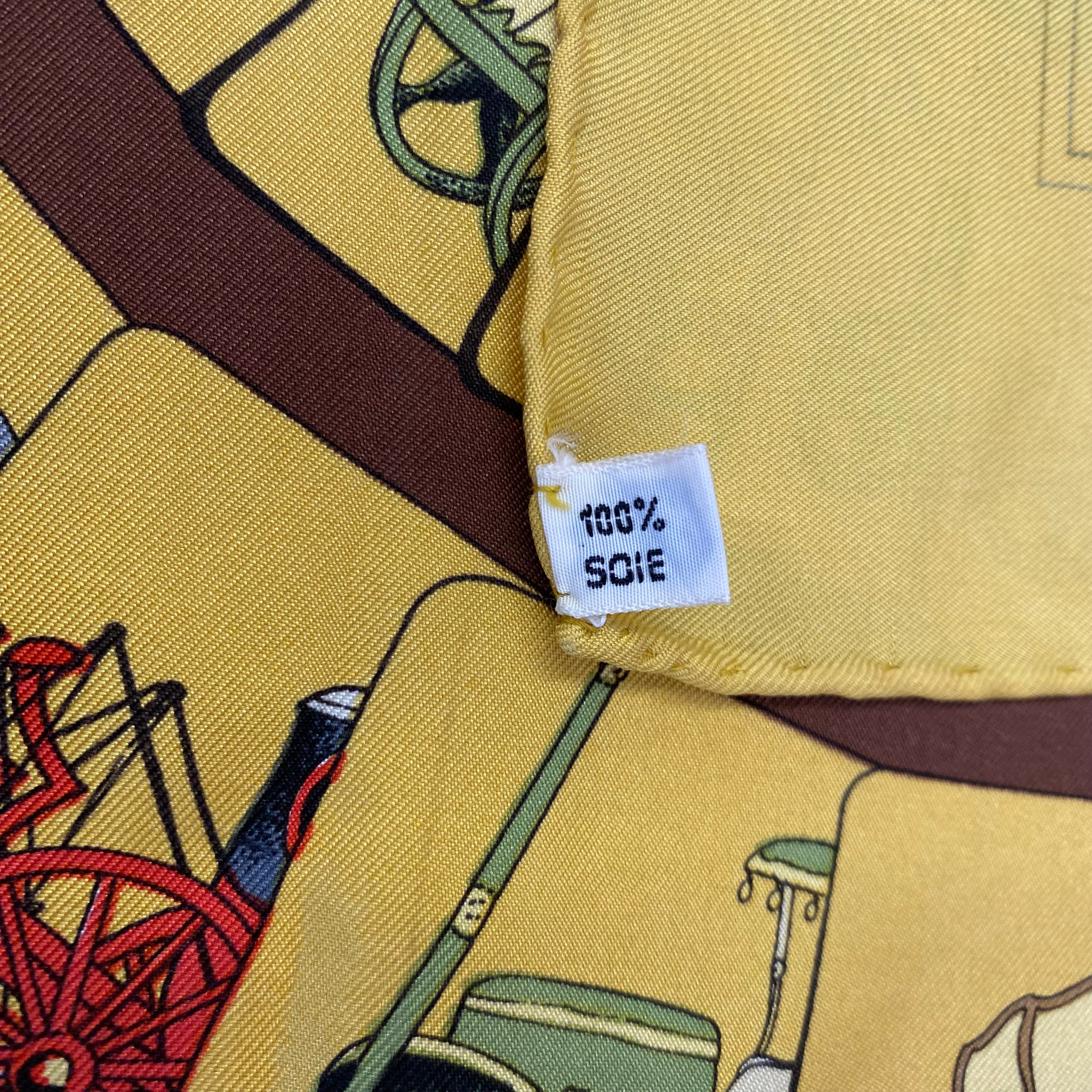 Hermès Carrosserie Silk Scarf Quite Rare