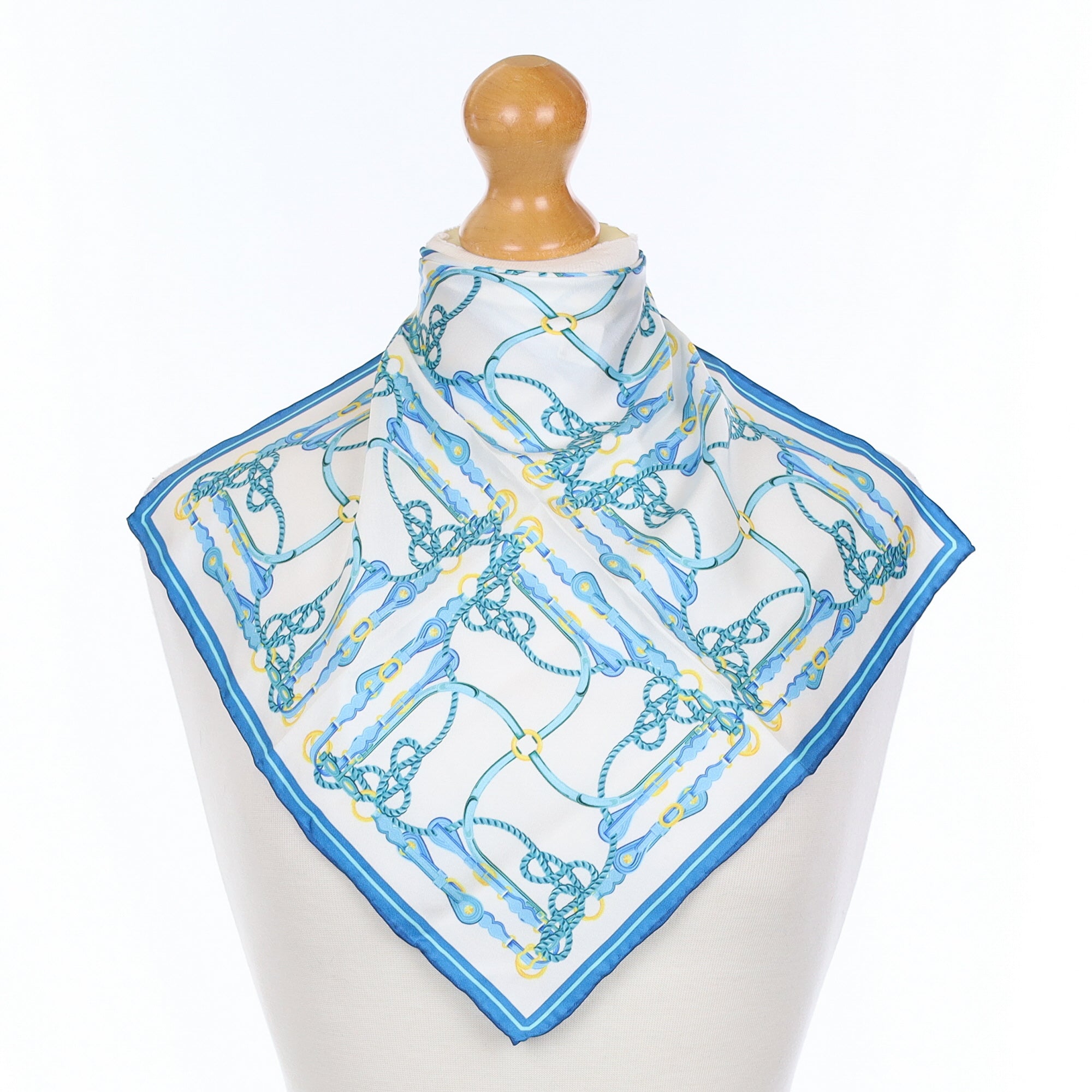 Brand New Equestrian Small Silk Scarf