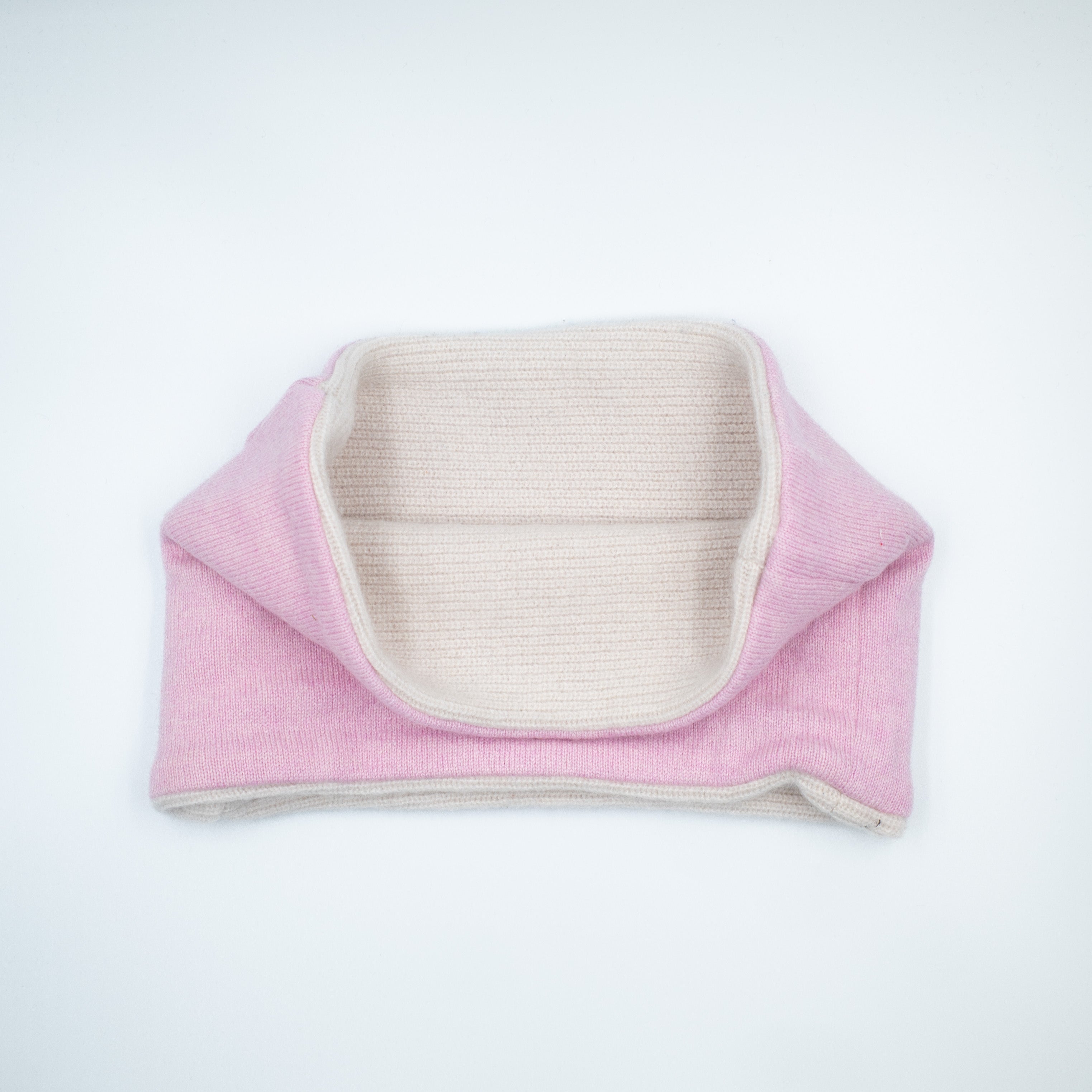 Nude Pink and Ice Pink Neck Warmer