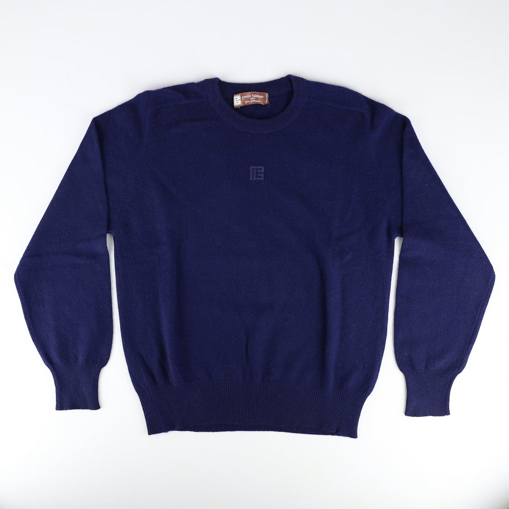 Children’s Pierre Balmain Navy Cashmere Crew Neck Jumper Age 12