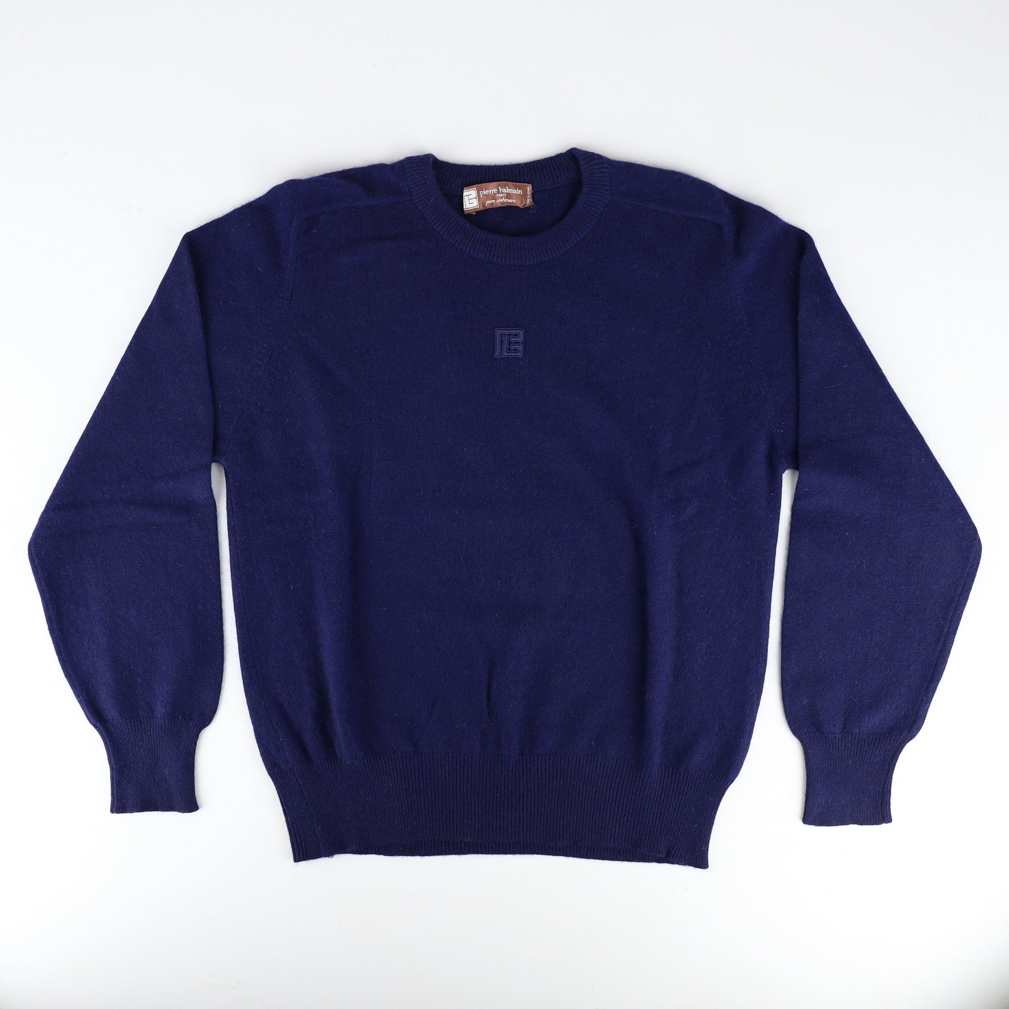 Children’s Pierre Balmain Navy Cashmere Crew Neck Jumper Age 12