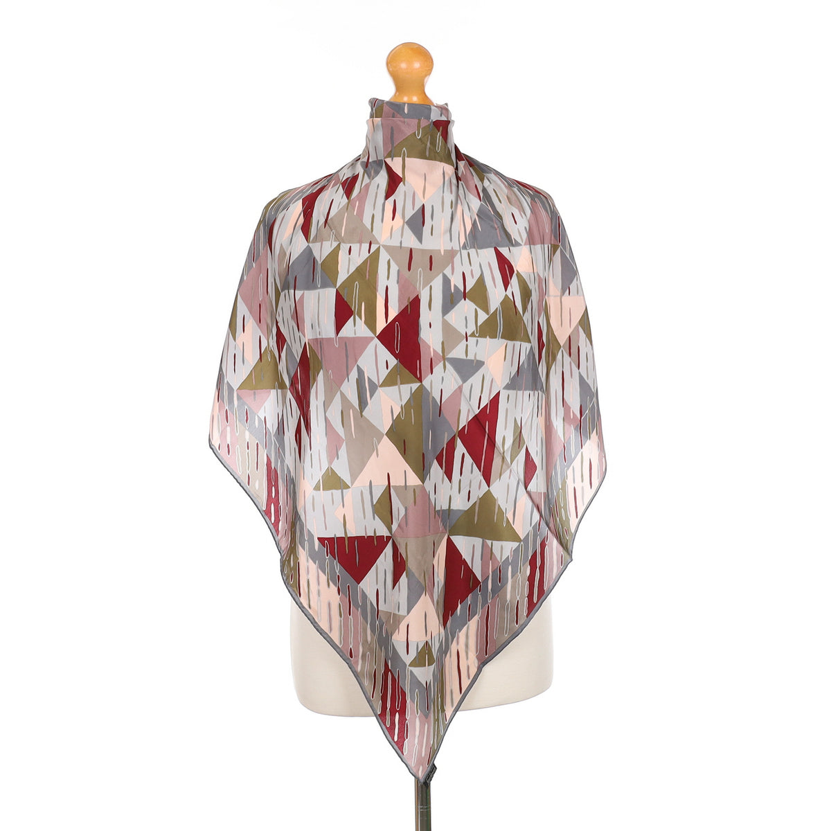 1970’s Jacqmar Patterned Vintage Silk Scarf