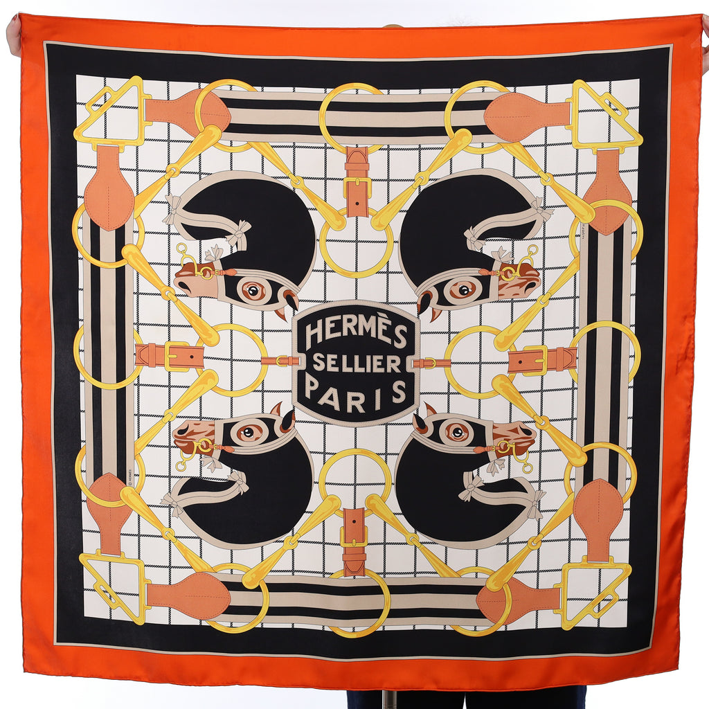 Hermès Tatersale Silk Scarf