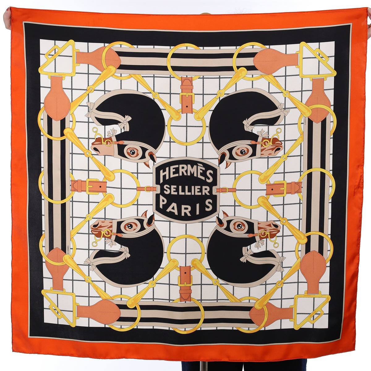 Hermès Tatersale Silk Scarf