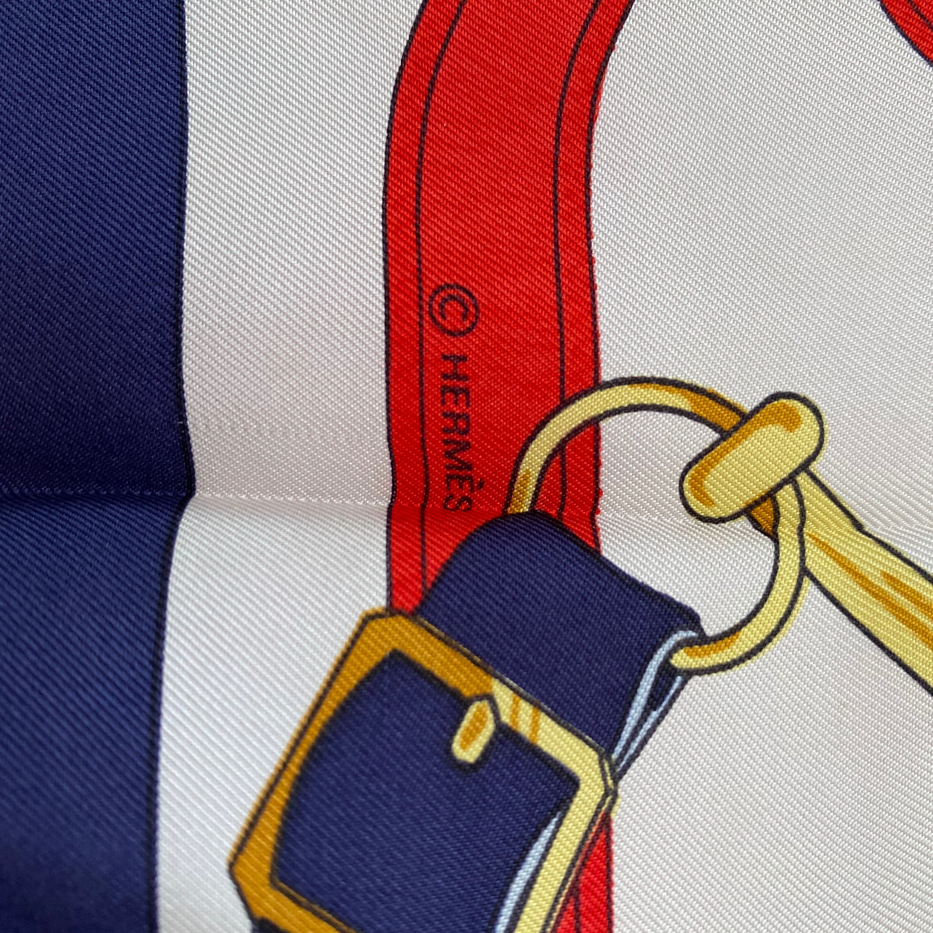 Hermès Eperon D'or Silk Scarf