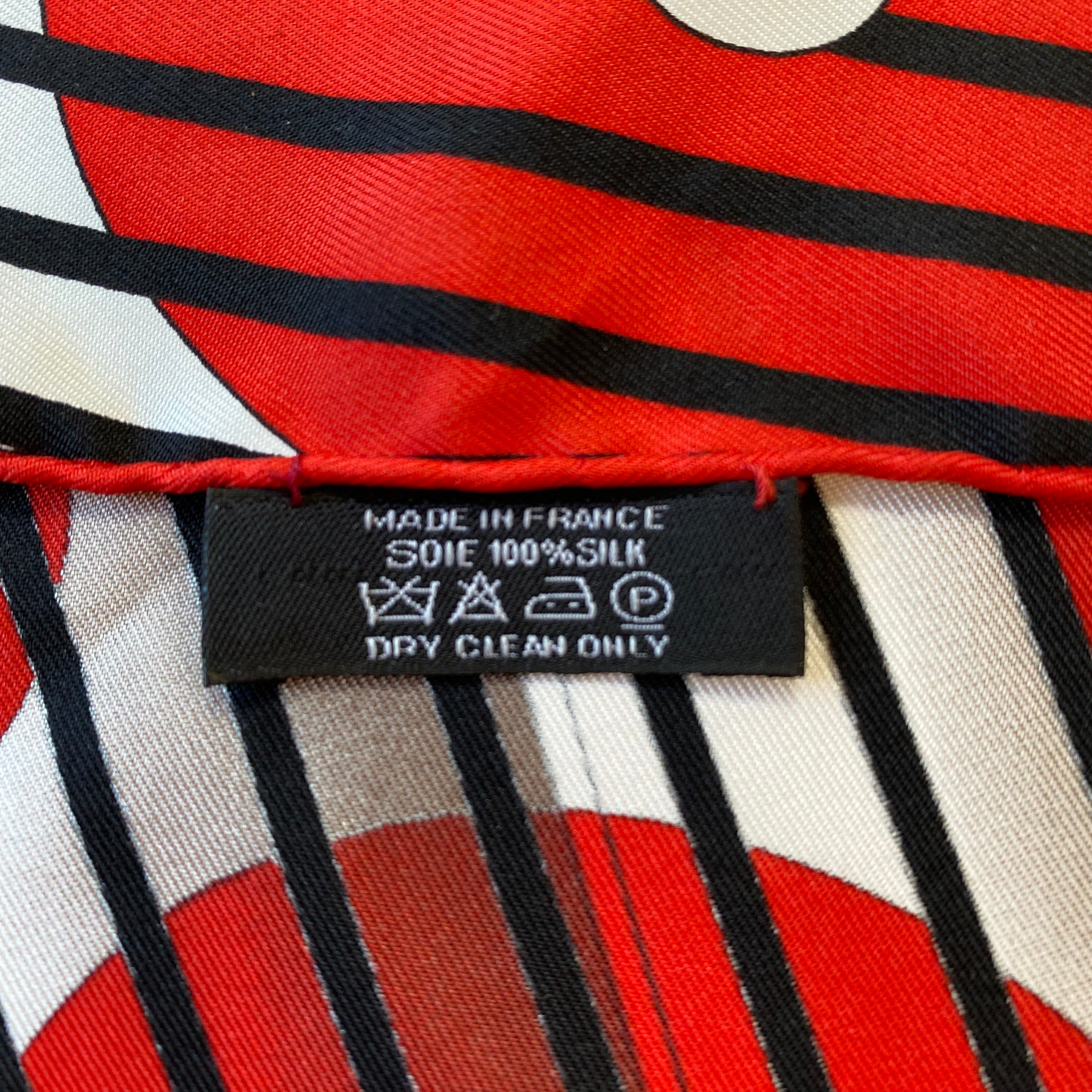 Hermès H20 Lozenge Silk Scarf Rare