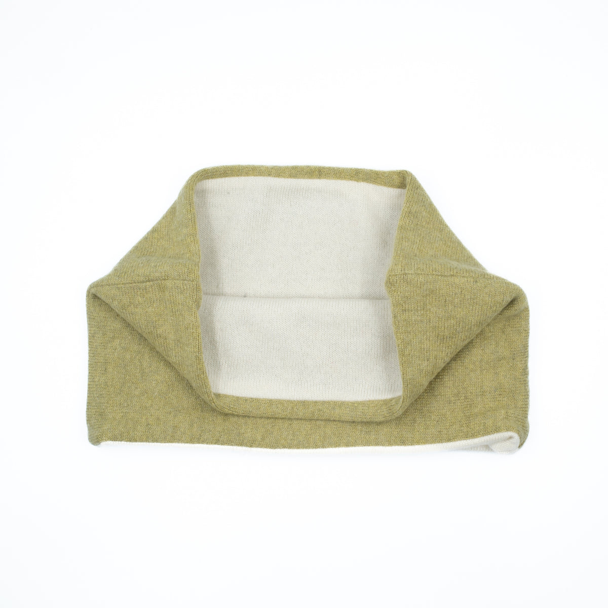 Sage Green and Cream Neck Warmer