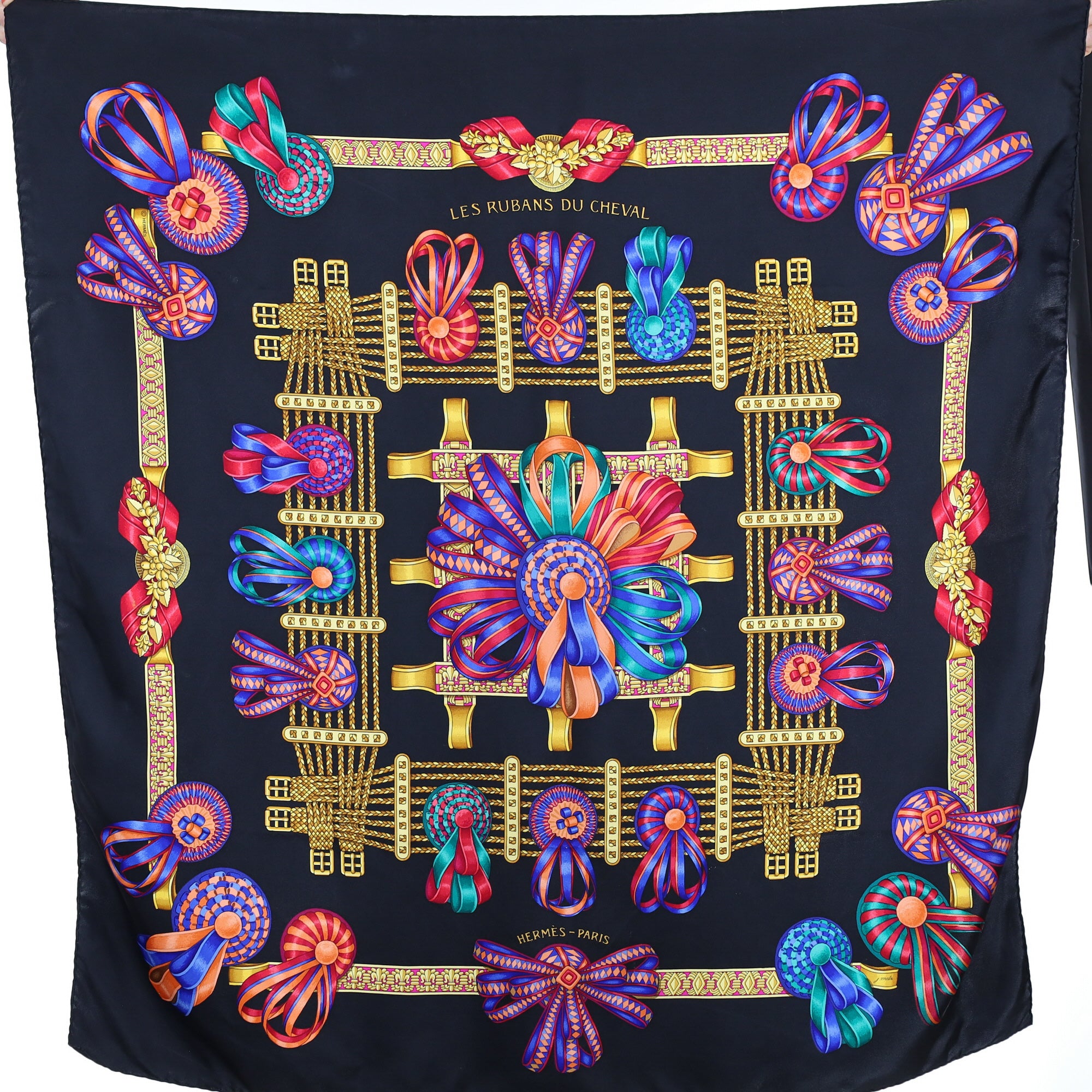 Hermès Les Rubans du Cheval Silk Scarf