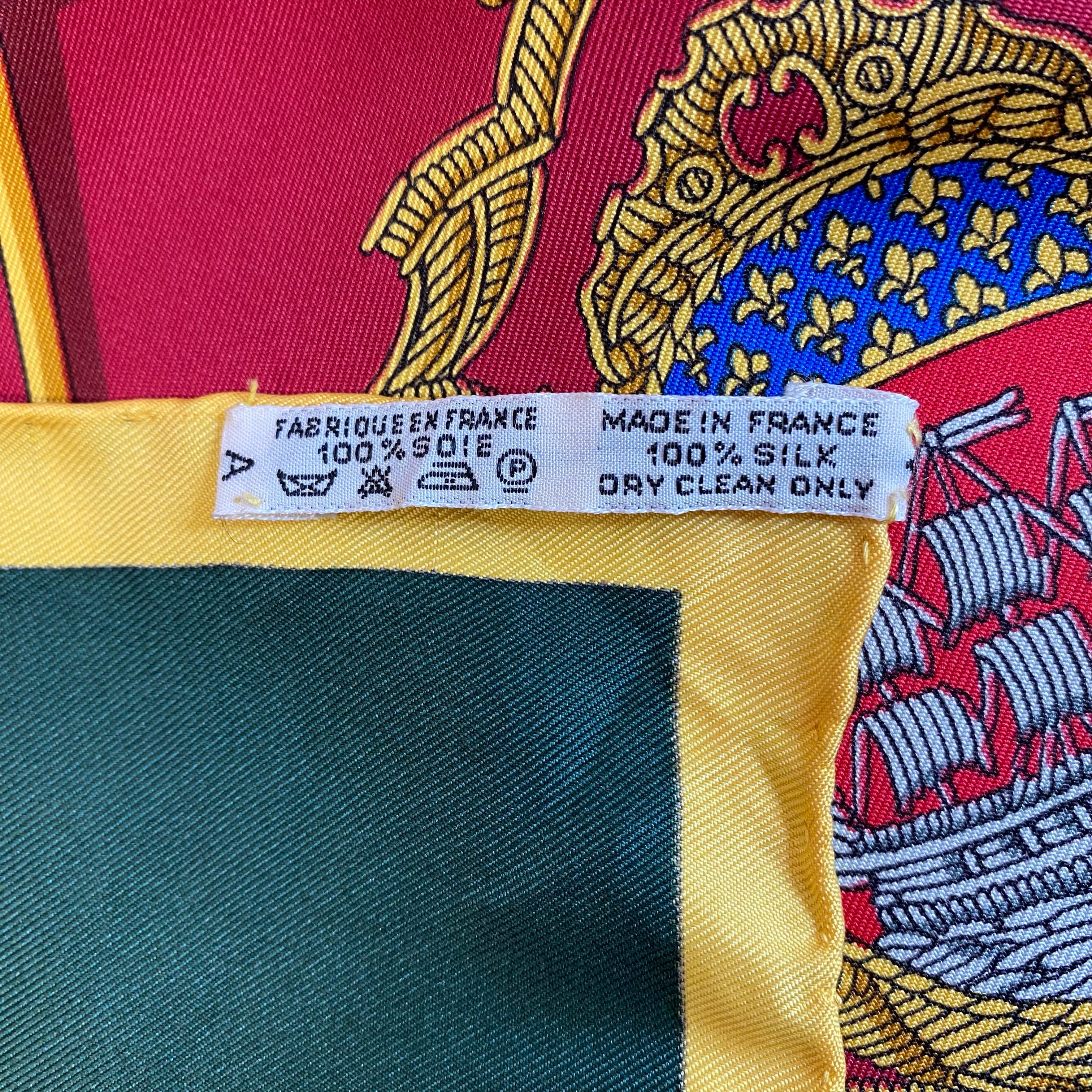 Hermès Les Armes de Paris Silk Scarf